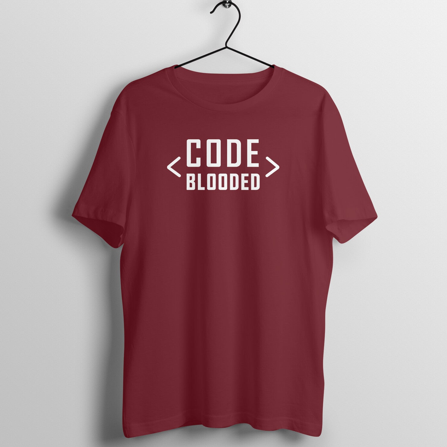 "Code Blooded" - UNISEX HALF SLEEVE T-SHIRT (91C25)