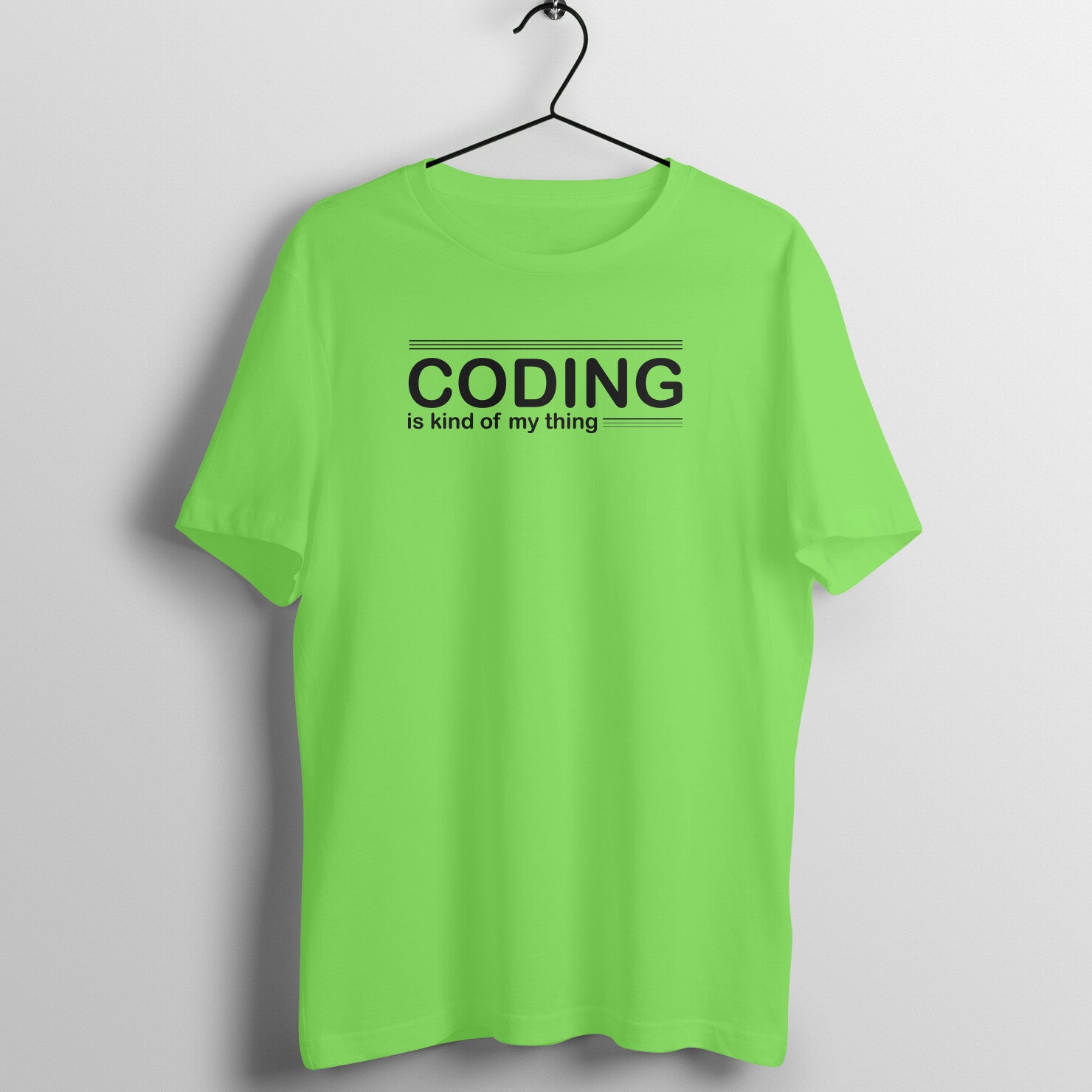 "Coding is kind of my thing" - UNISEX HALF SLEEVE T-SHIRT (91C26)