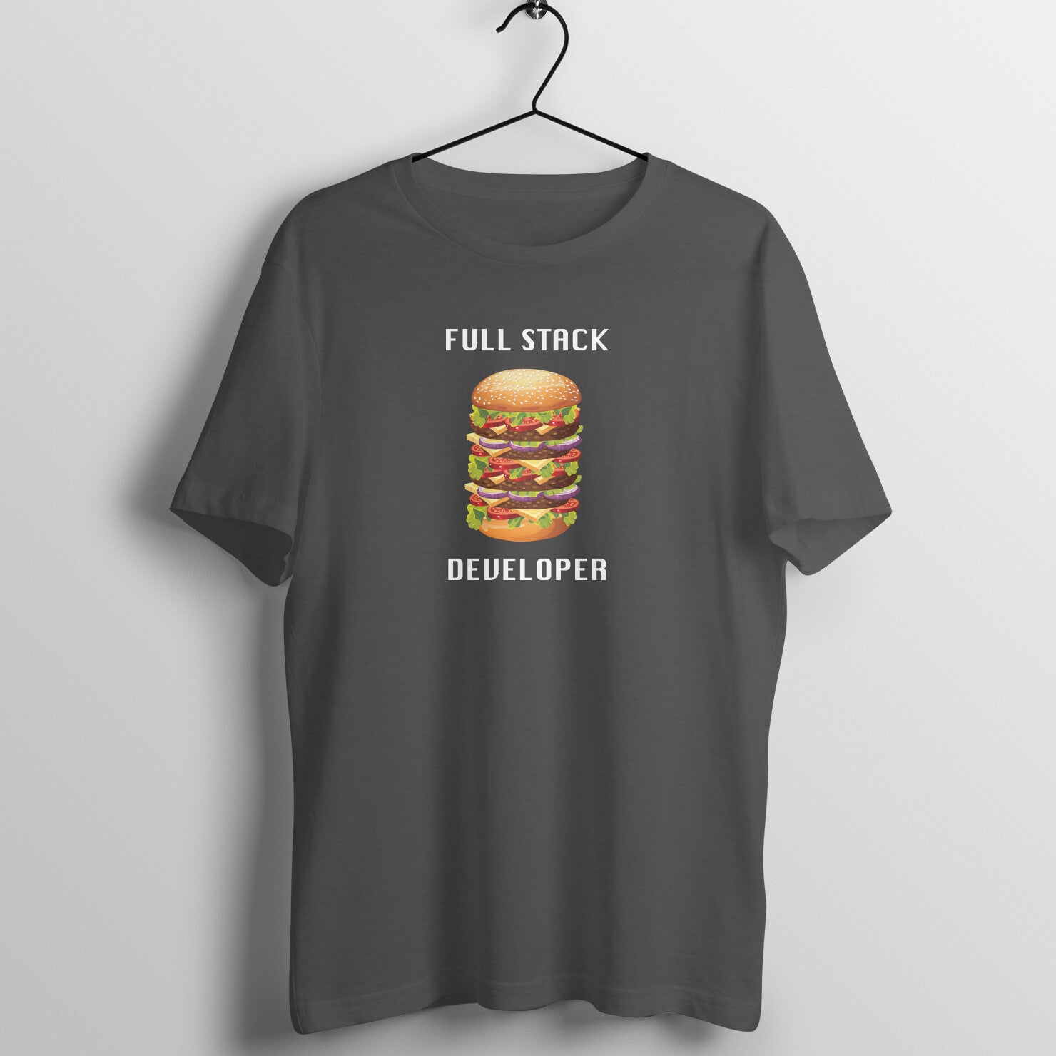 "Full Stack Developer" - UNISEX HALF SLEEVE T-SHIRT (91C30)