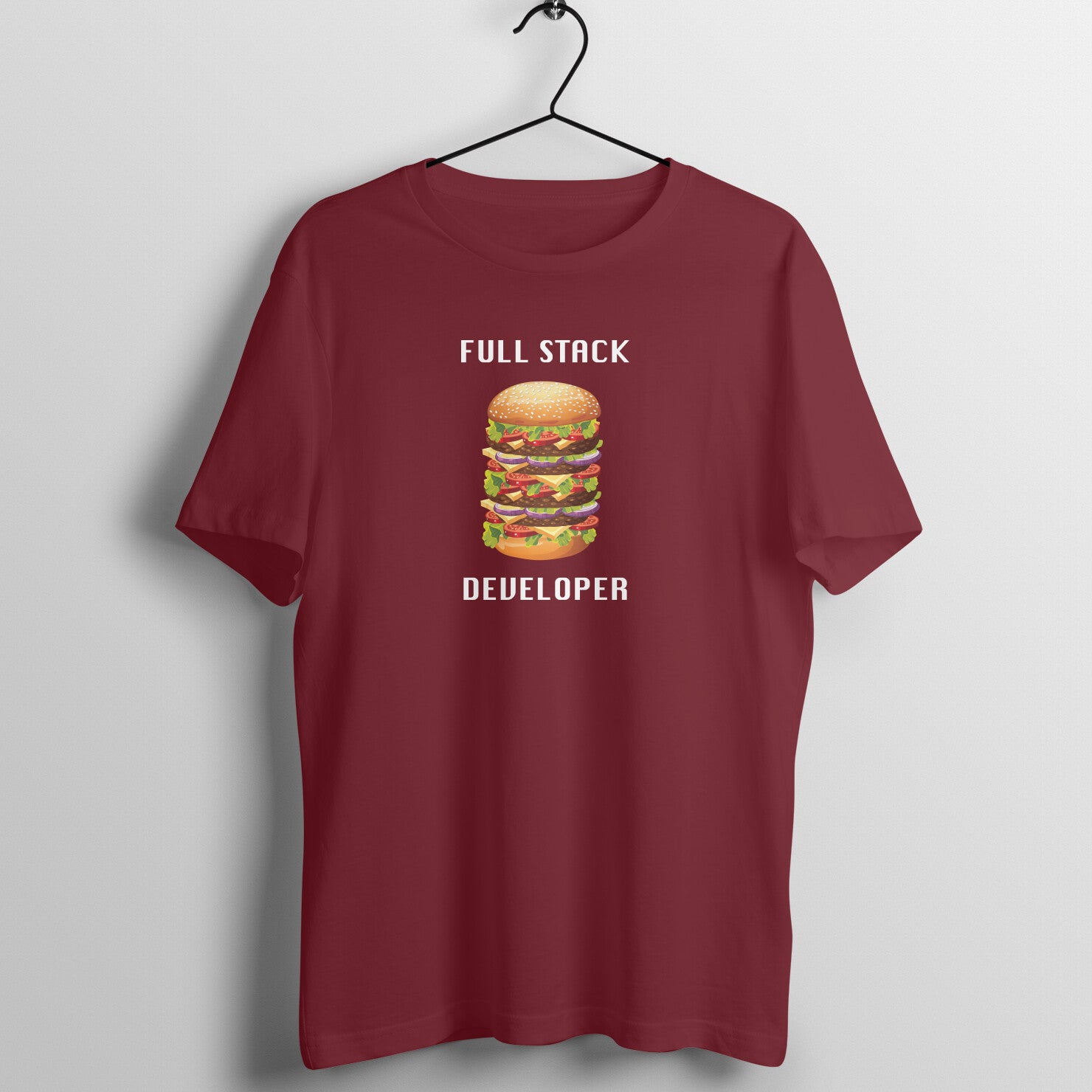 "Full Stack Developer" - UNISEX HALF SLEEVE T-SHIRT (91C30)