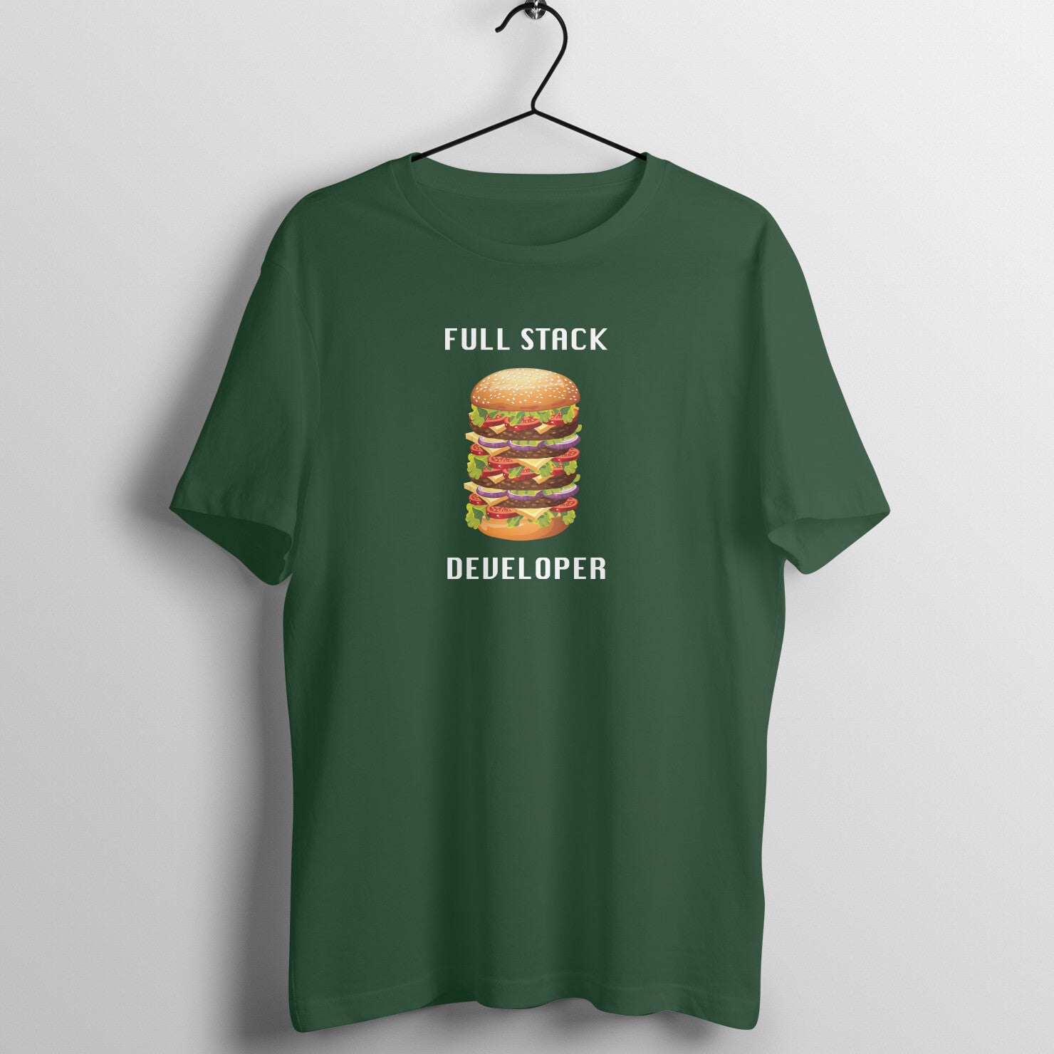 "Full Stack Developer" - UNISEX HALF SLEEVE T-SHIRT (91C30)