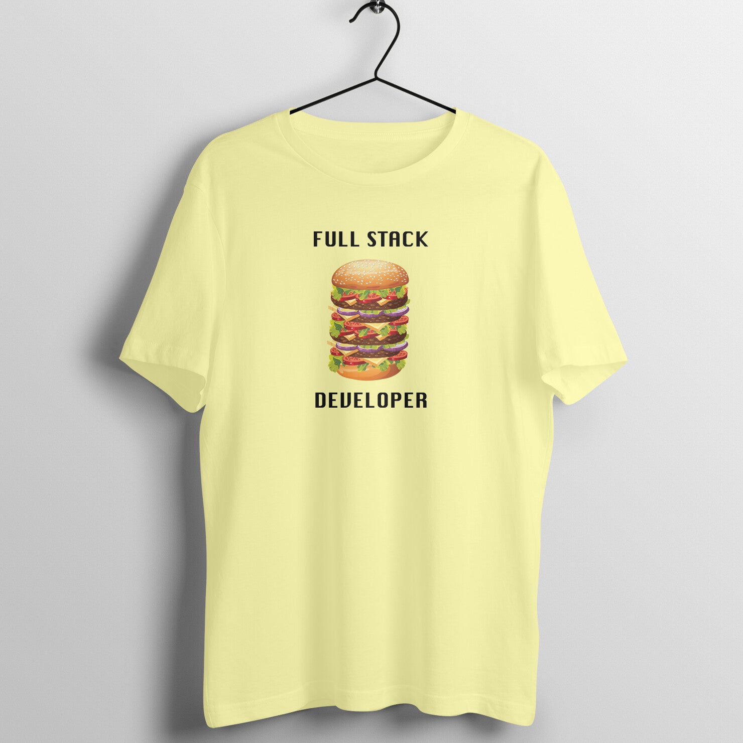 "Full Stack Developer" - UNISEX HALF SLEEVE T-SHIRT (91C30)