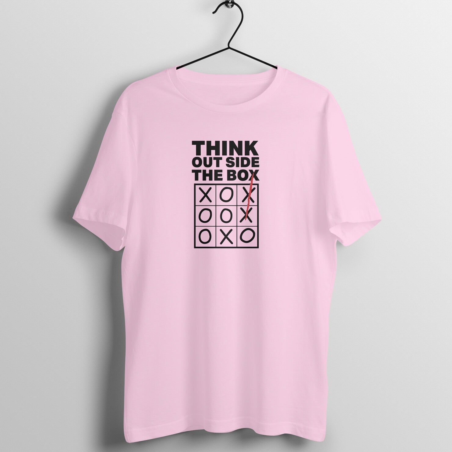 "Think outside the box" - UNISEX HALF SLEEVE T-SHIRT (91C32)