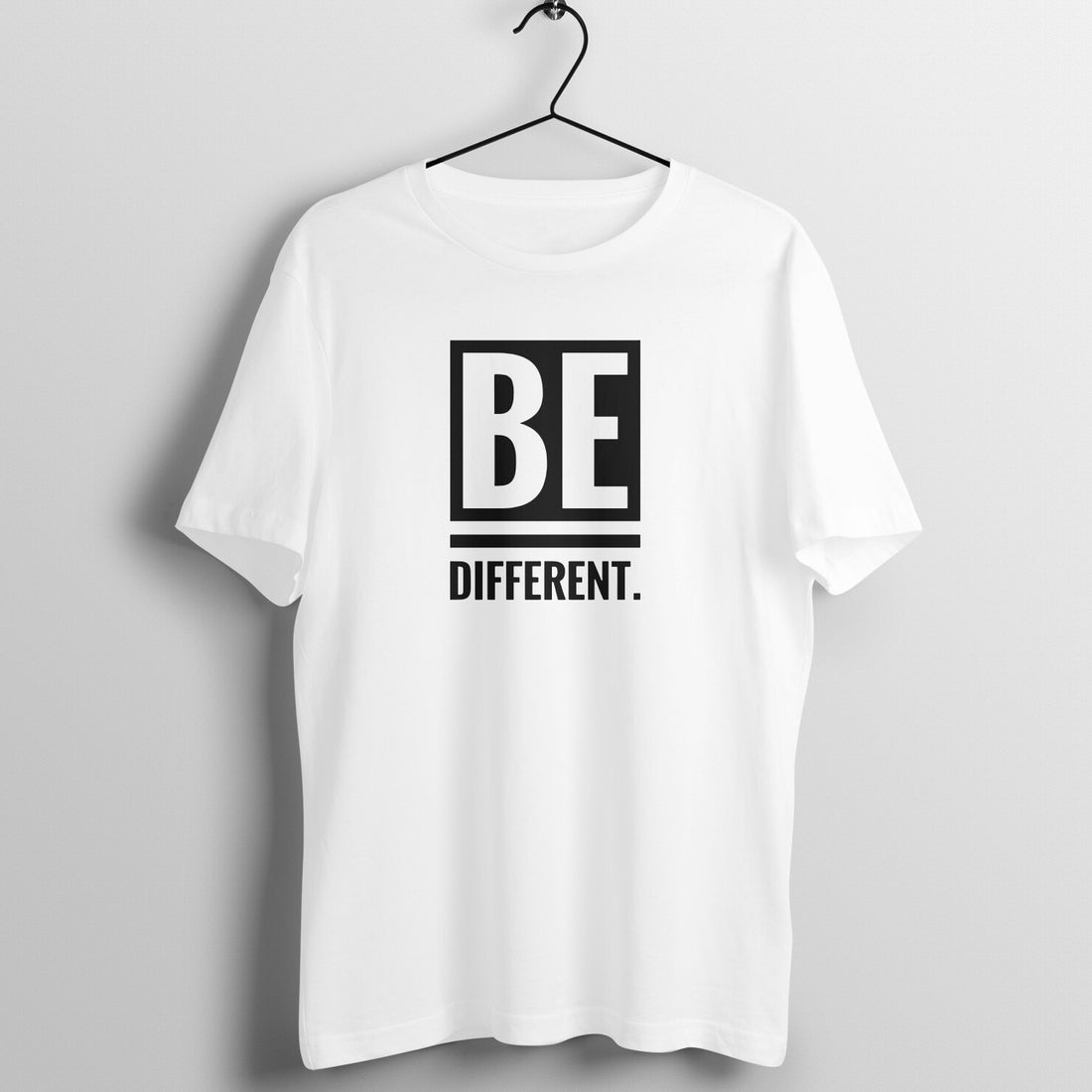 "Be Different" - UNISEX HALF SLEEVE T-SHIRT (91C38)