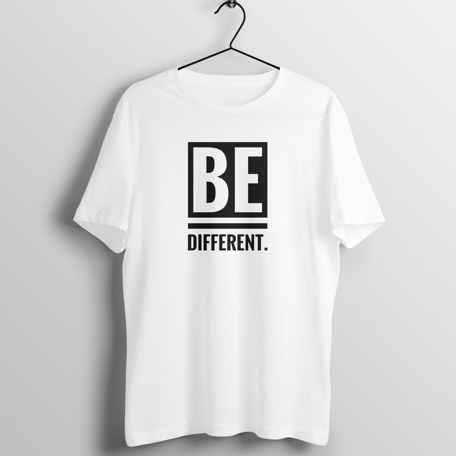 "Be Different" - UNISEX HALF SLEEVE T-SHIRT (91C38)