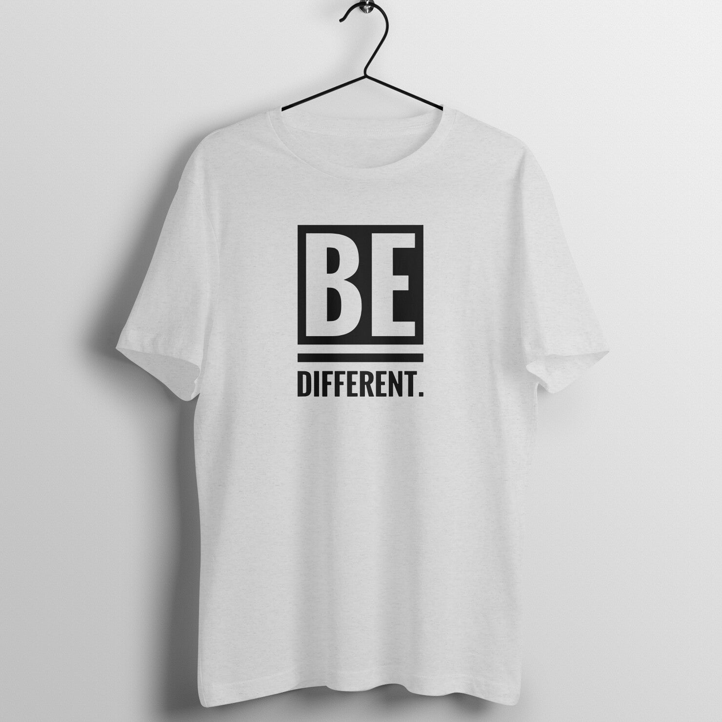 "Be Different" - UNISEX HALF SLEEVE T-SHIRT (91C38)
