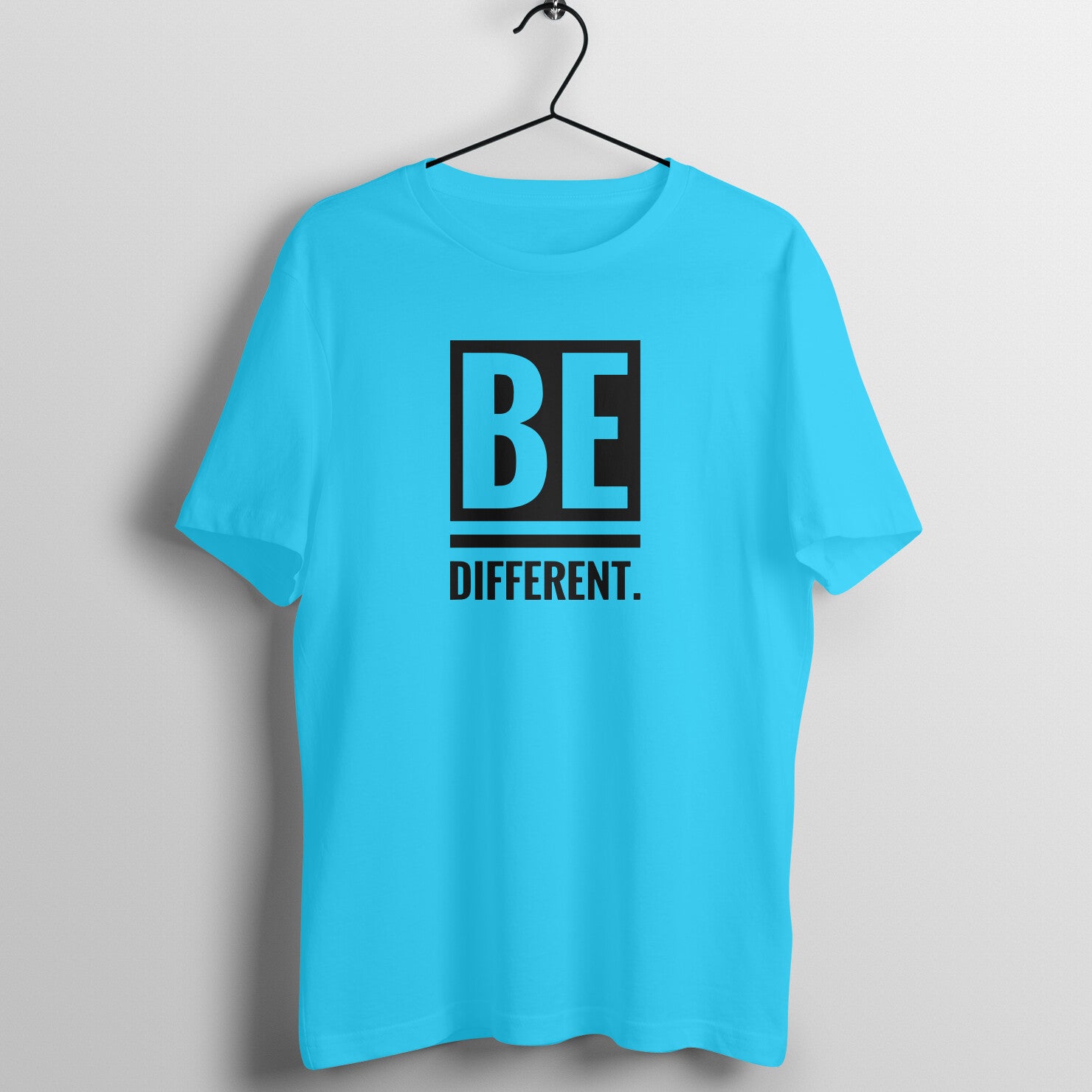 "Be Different" - UNISEX HALF SLEEVE T-SHIRT (91C38)