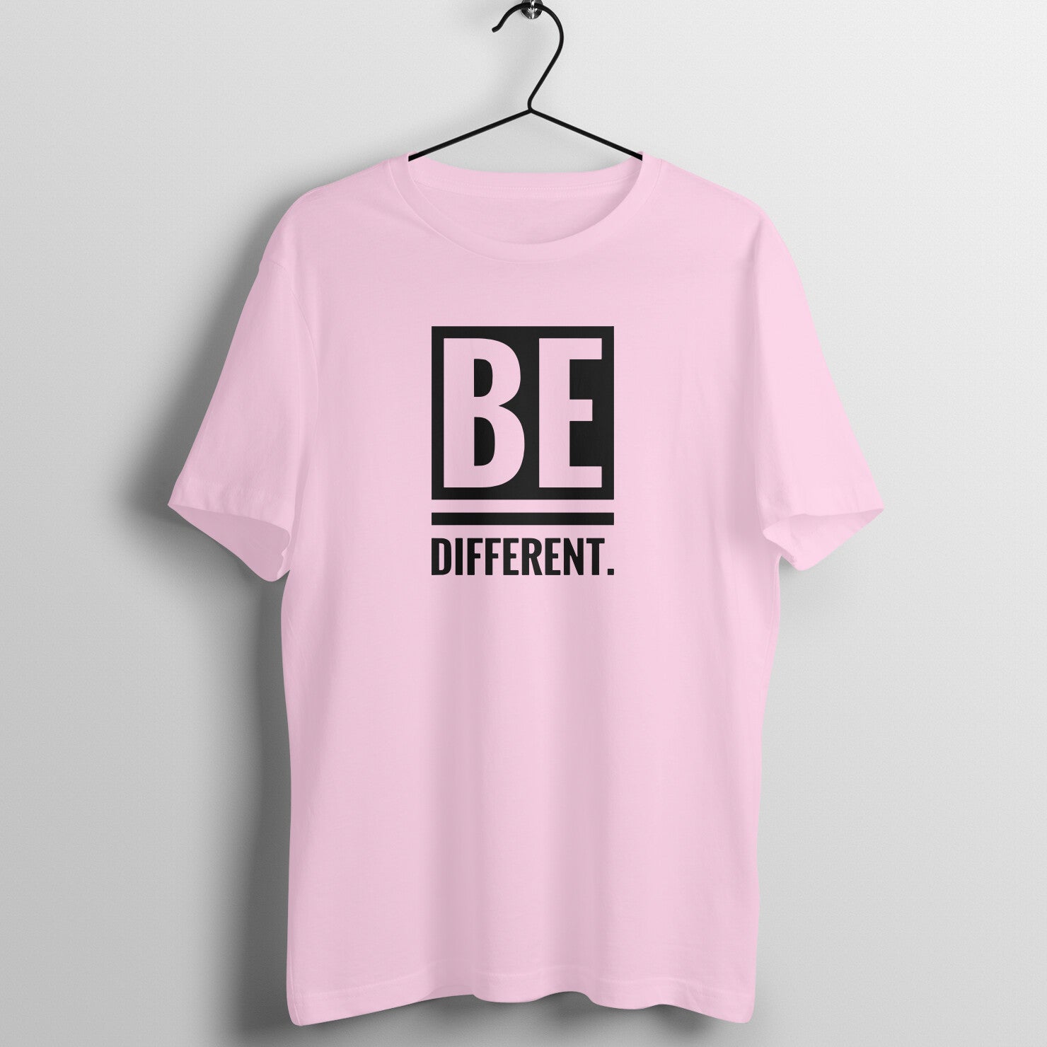 "Be Different" - UNISEX HALF SLEEVE T-SHIRT (91C38)