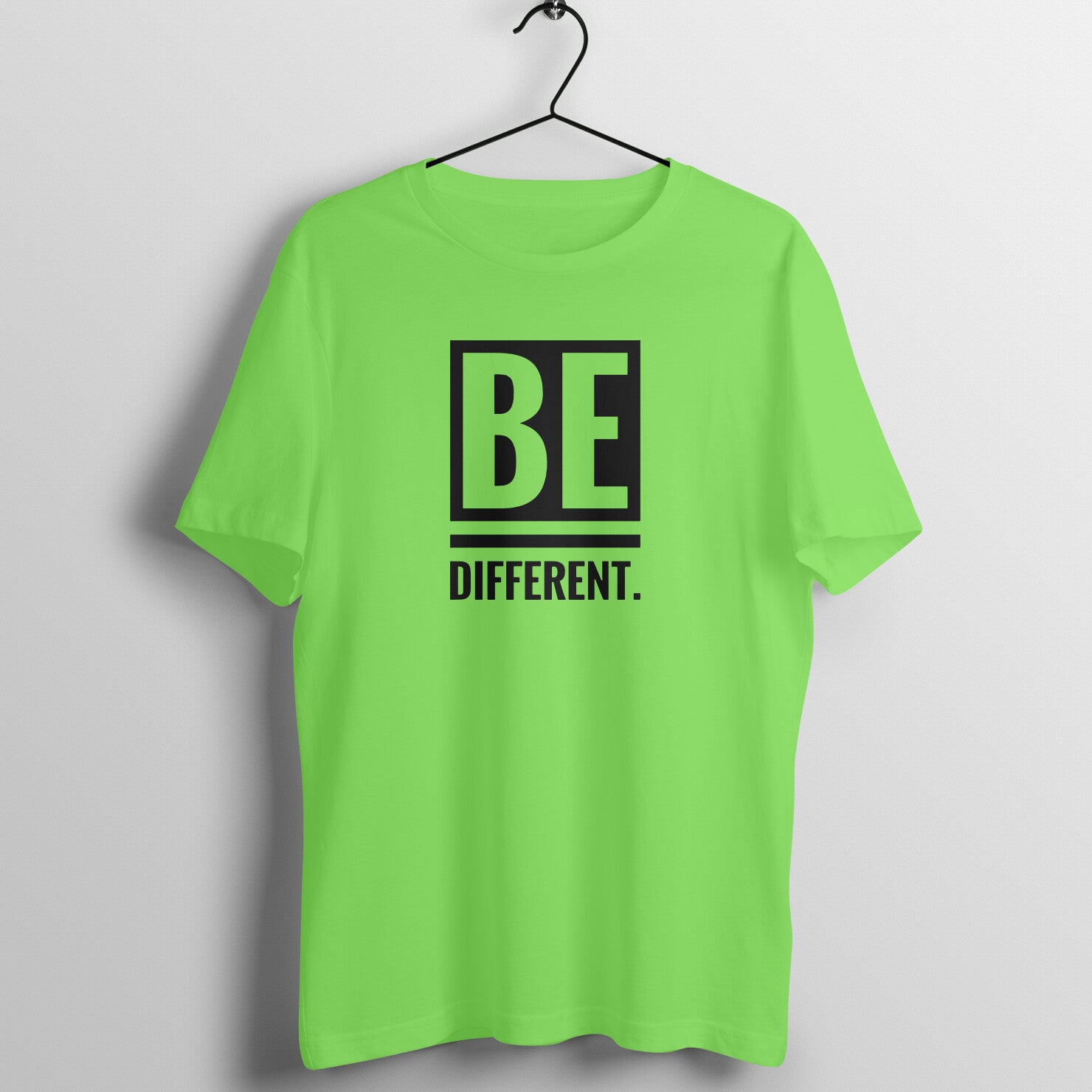 "Be Different" - UNISEX HALF SLEEVE T-SHIRT (91C38)