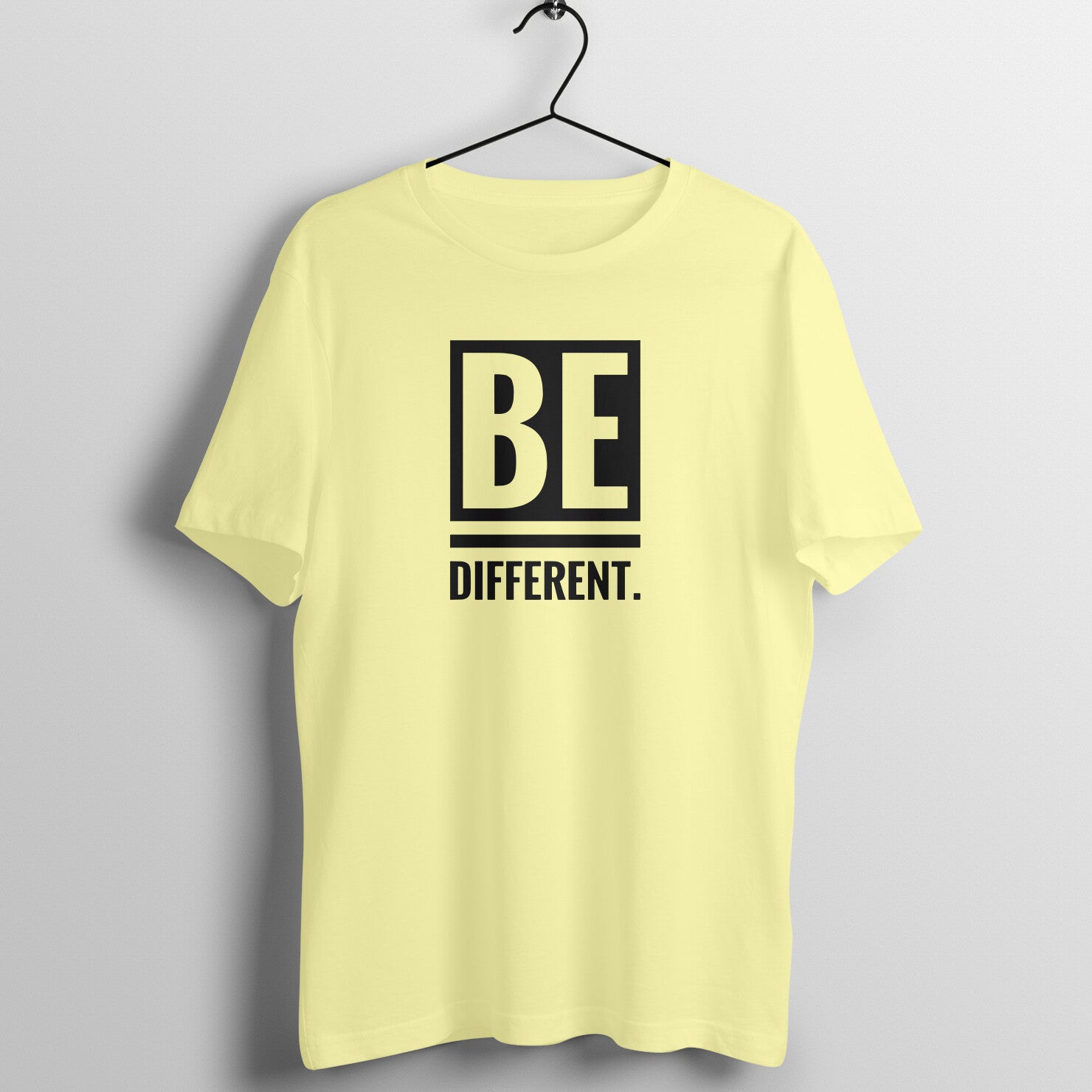 "Be Different" - UNISEX HALF SLEEVE T-SHIRT (91C38)