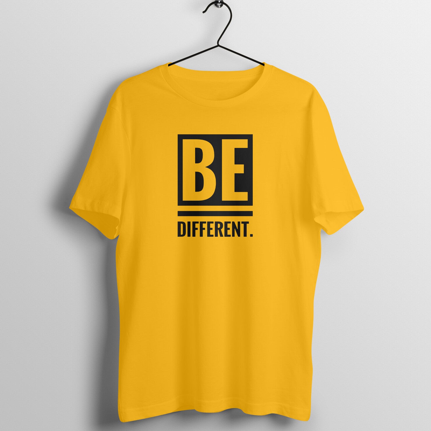 "Be Different" - UNISEX HALF SLEEVE T-SHIRT (91C38)