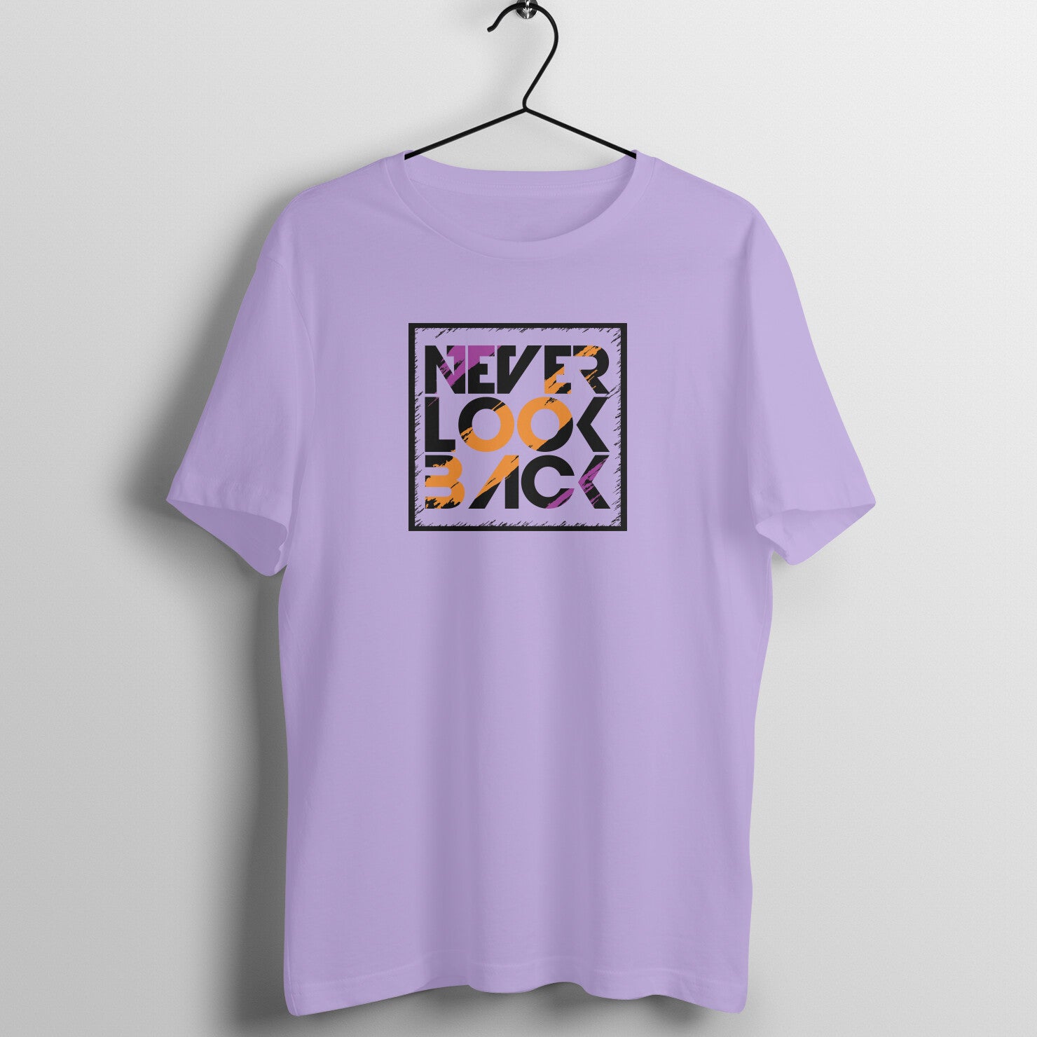 "Never Look Back" - UNISEX HALF SLEEVE T-SHIRT (91C53)