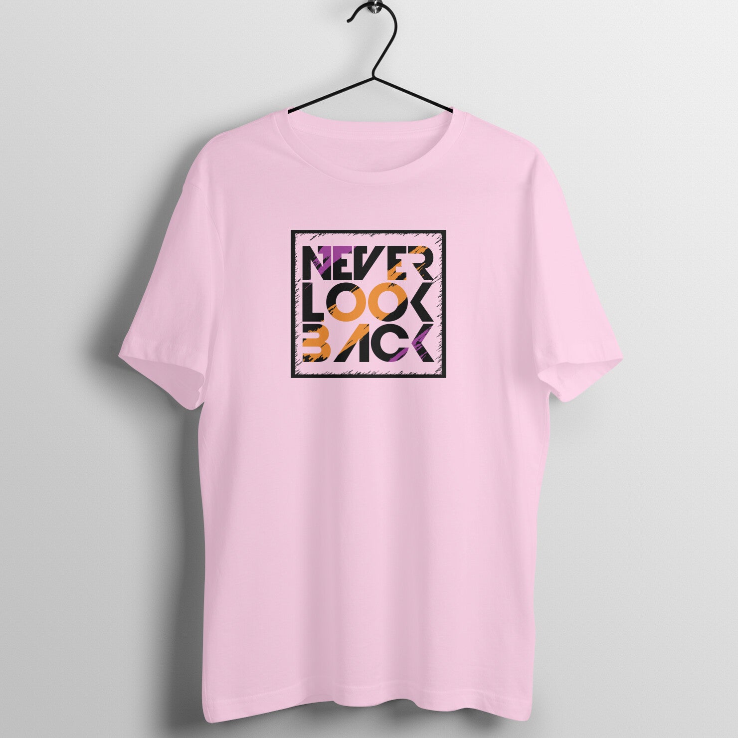 "Never Look Back" - UNISEX HALF SLEEVE T-SHIRT (91C53)