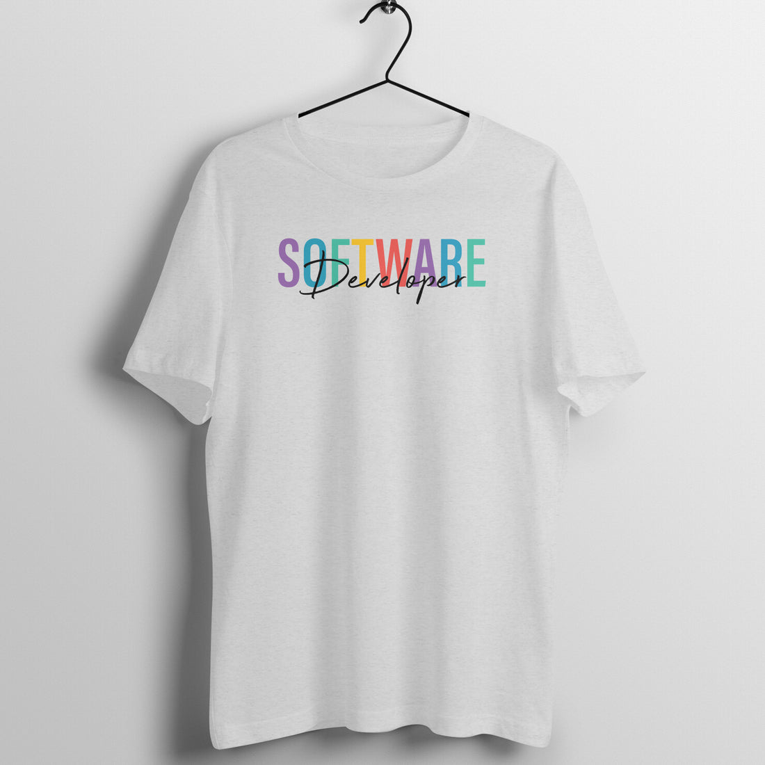 "Software Developer" - UNISEX HALF SLEEVE T-SHIRT (91C57)