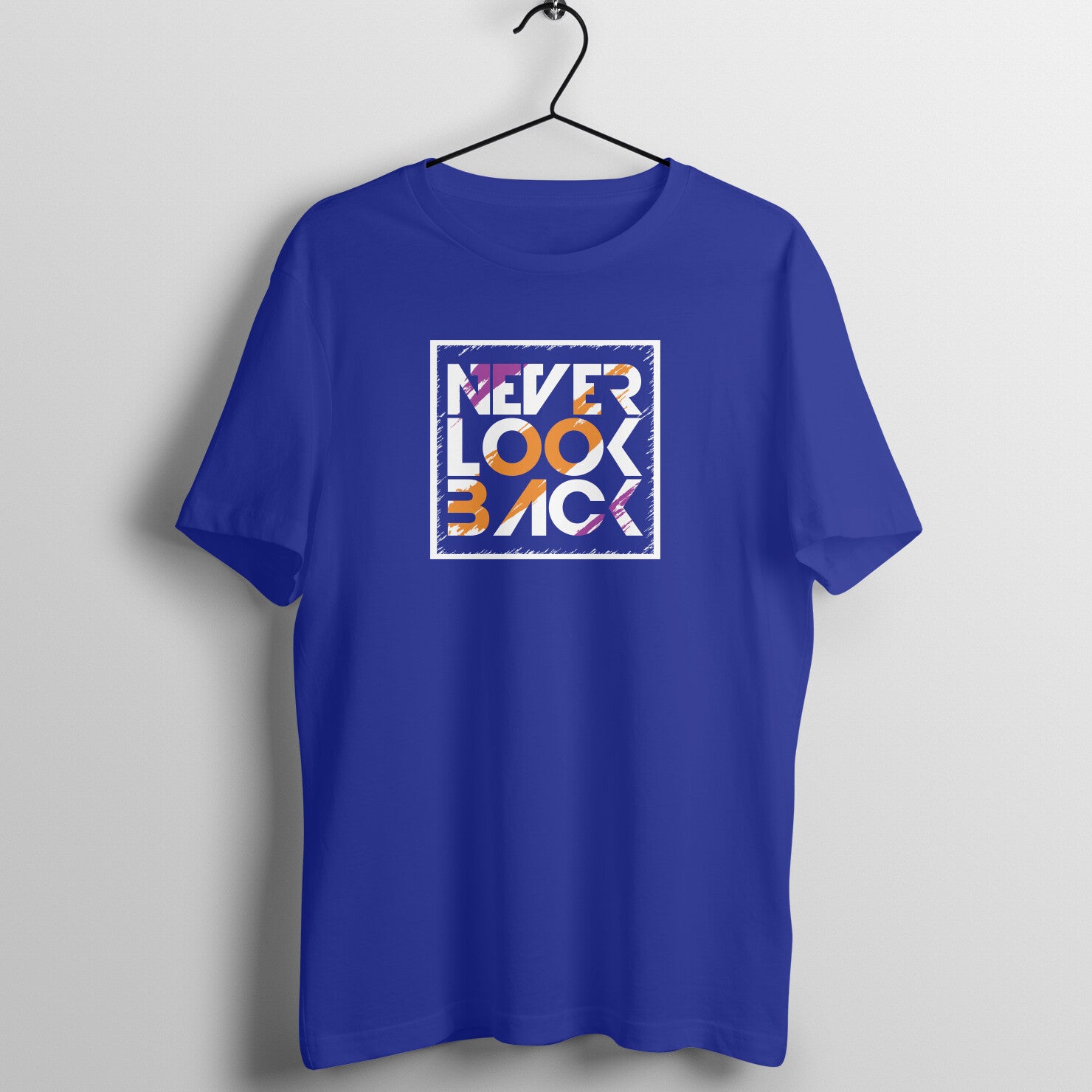 "Never Look Back" - UNISEX HALF SLEEVE T-SHIRT (91C53)