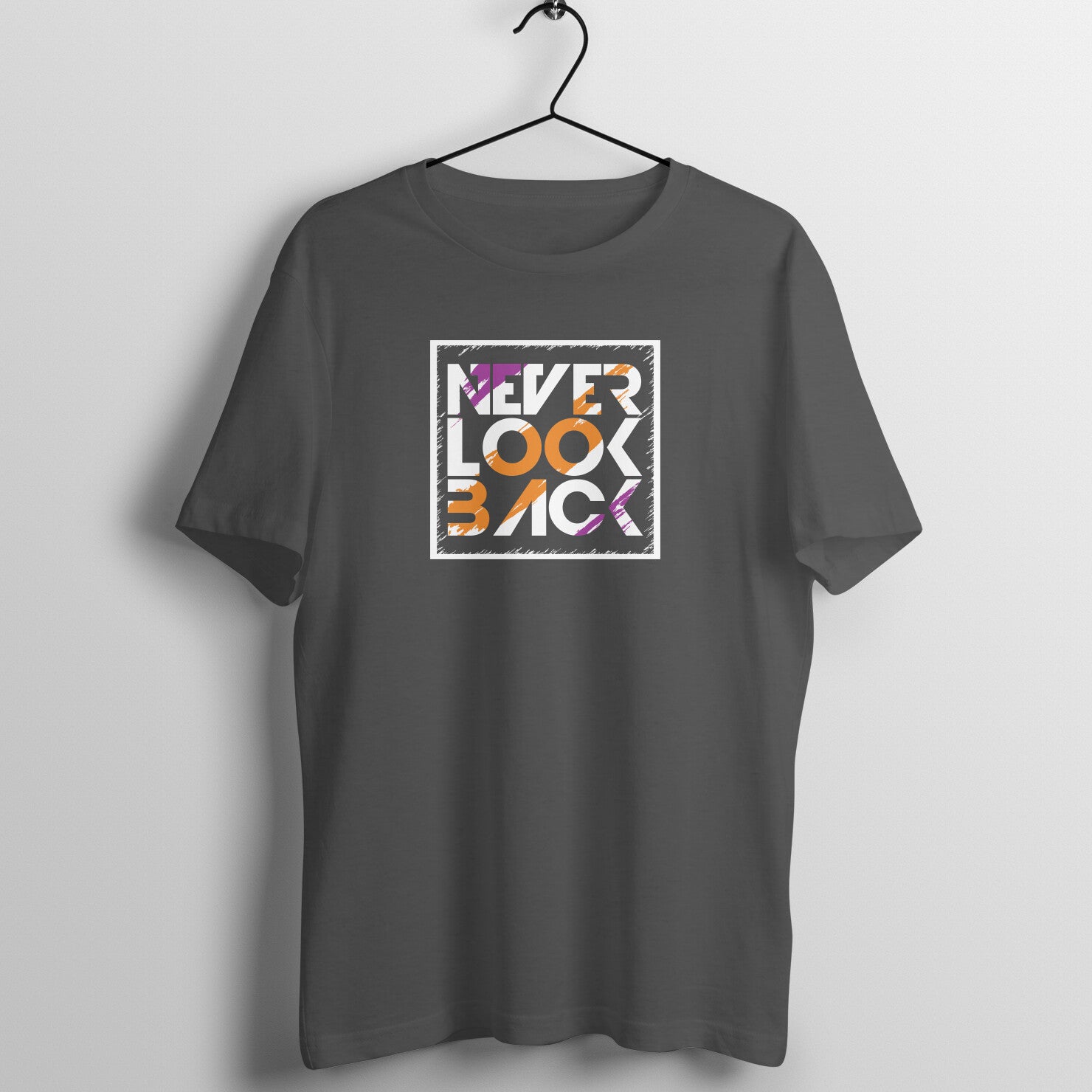 "Never Look Back" - UNISEX HALF SLEEVE T-SHIRT (91C53)