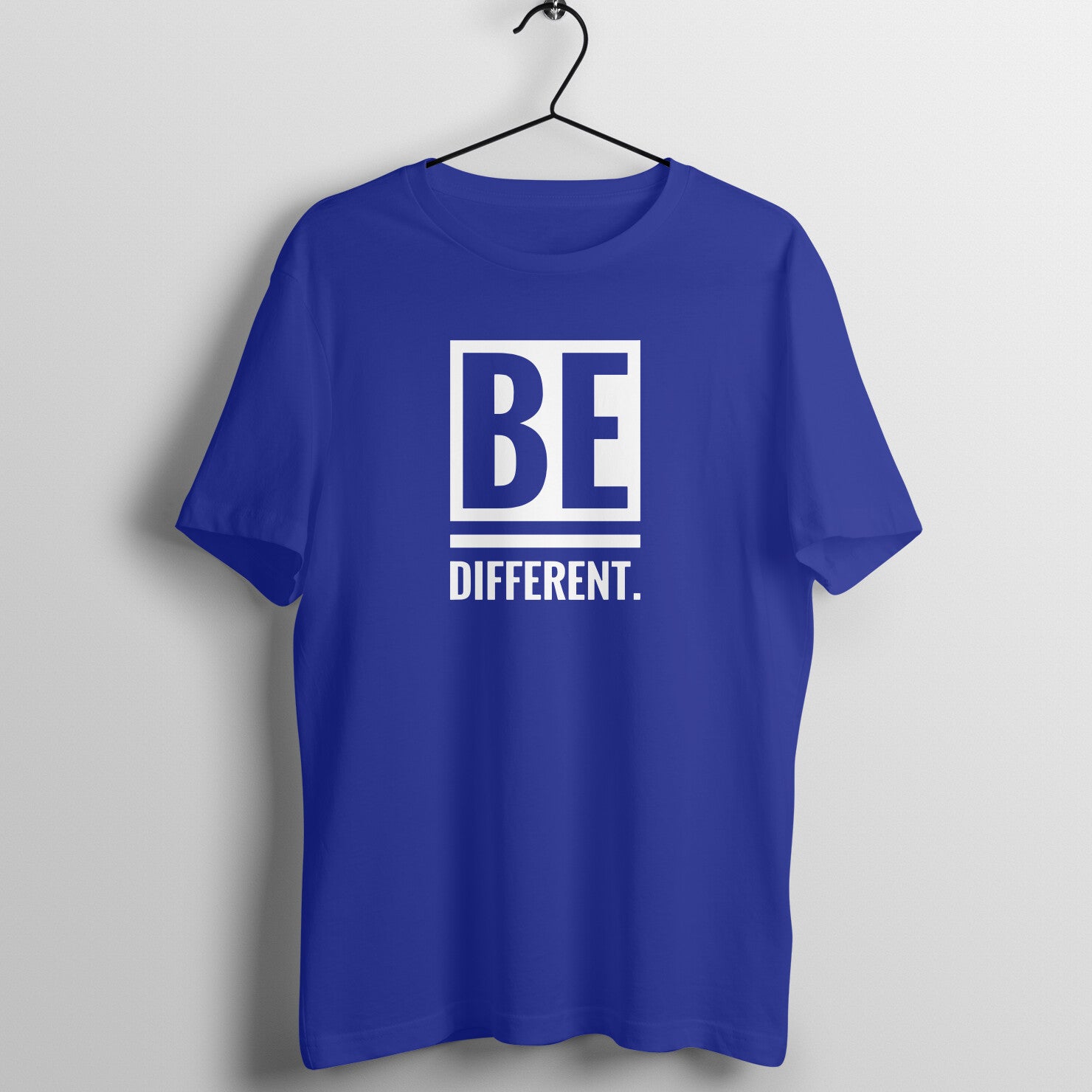 "Be Different" - UNISEX HALF SLEEVE T-SHIRT (91C38)
