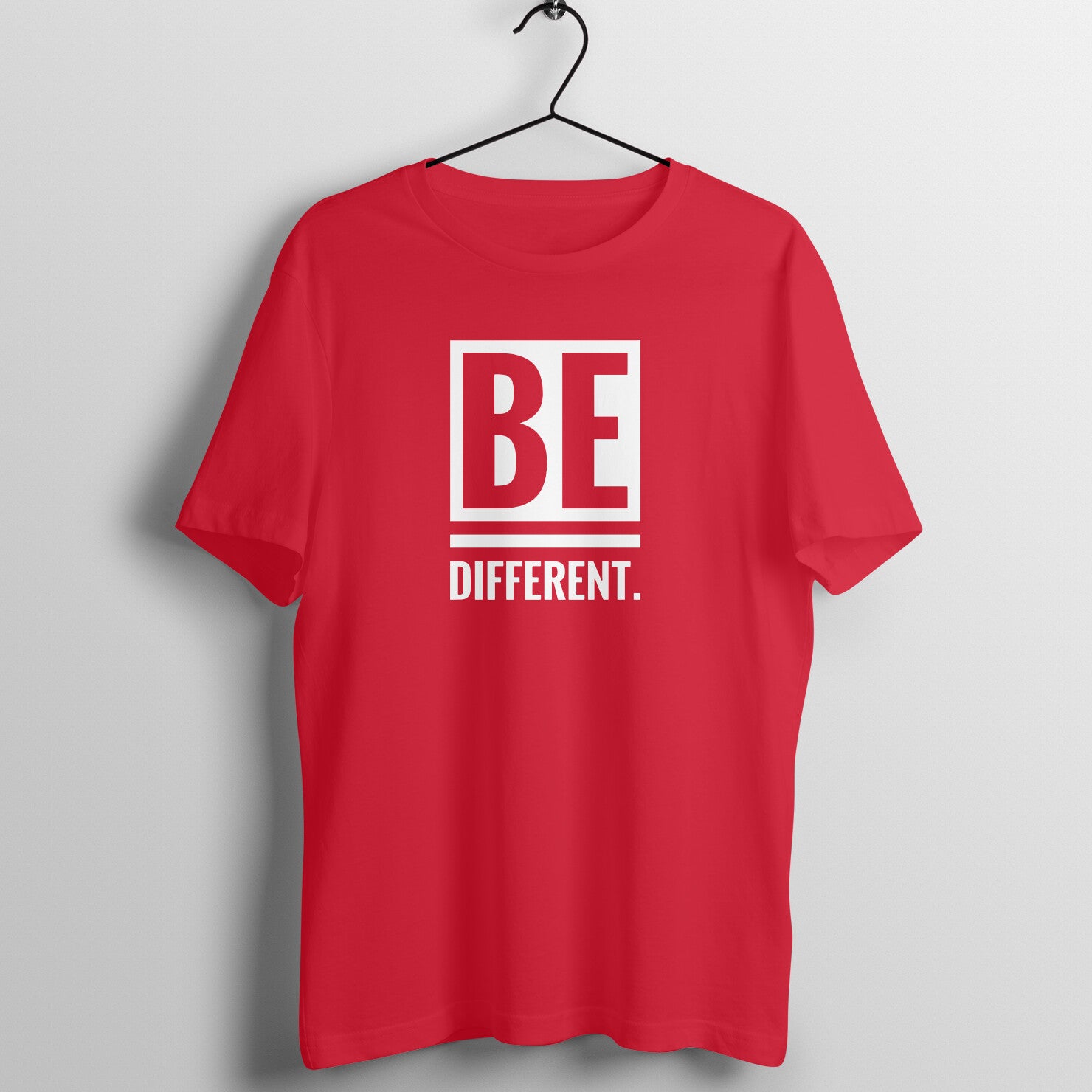 "Be Different" - UNISEX HALF SLEEVE T-SHIRT (91C38)