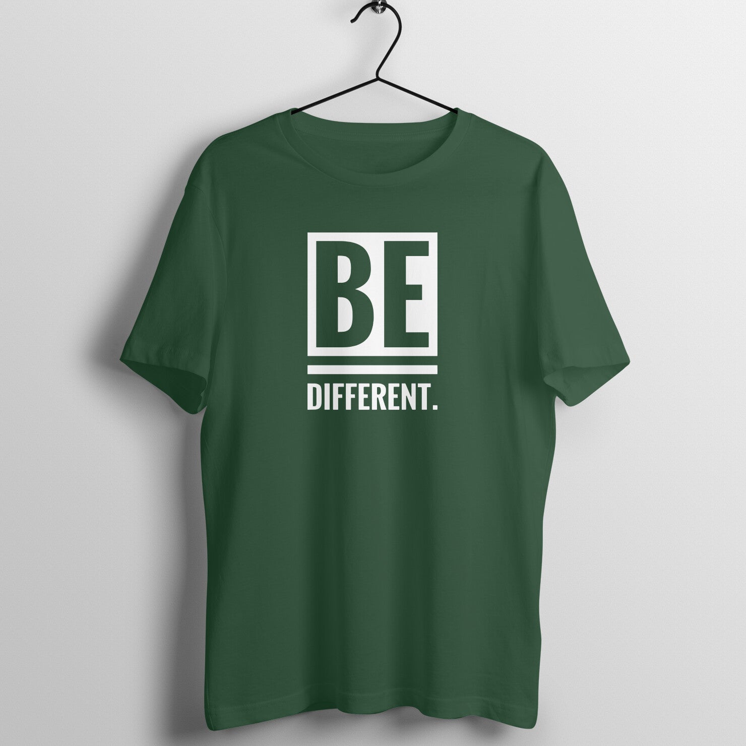 "Be Different" - UNISEX HALF SLEEVE T-SHIRT (91C38)