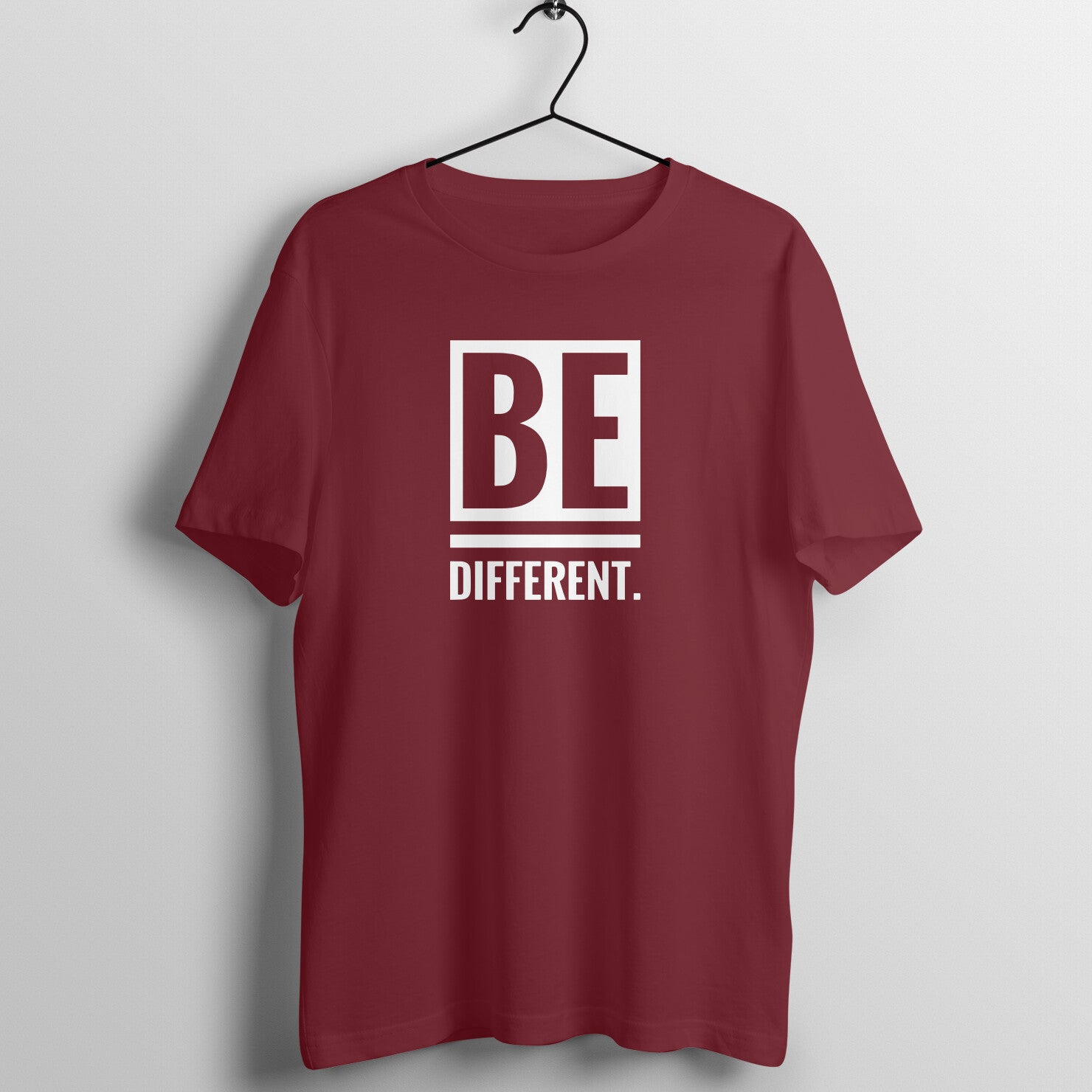 "Be Different" - UNISEX HALF SLEEVE T-SHIRT (91C38)
