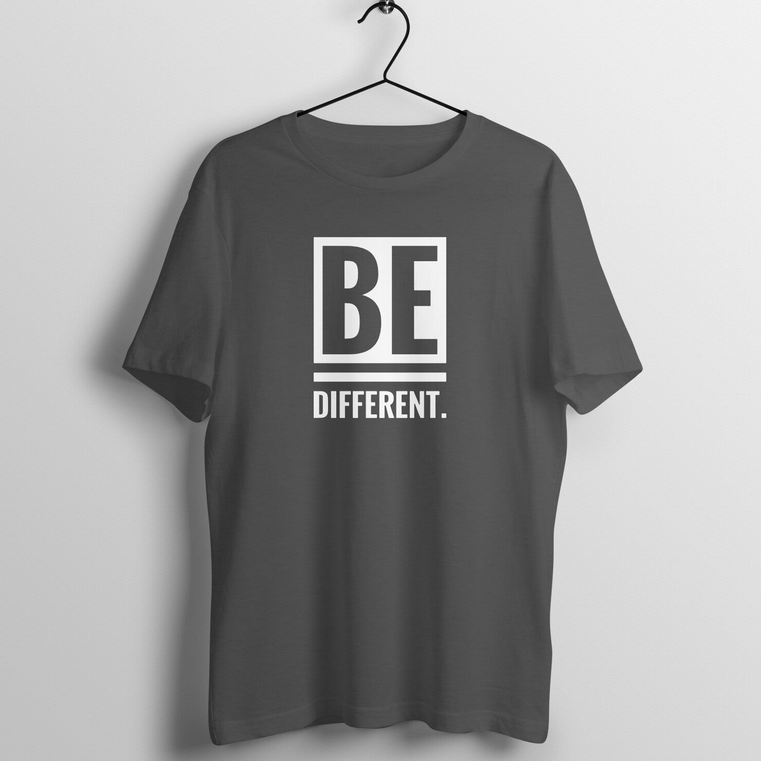 "Be Different" - UNISEX HALF SLEEVE T-SHIRT (91C38)