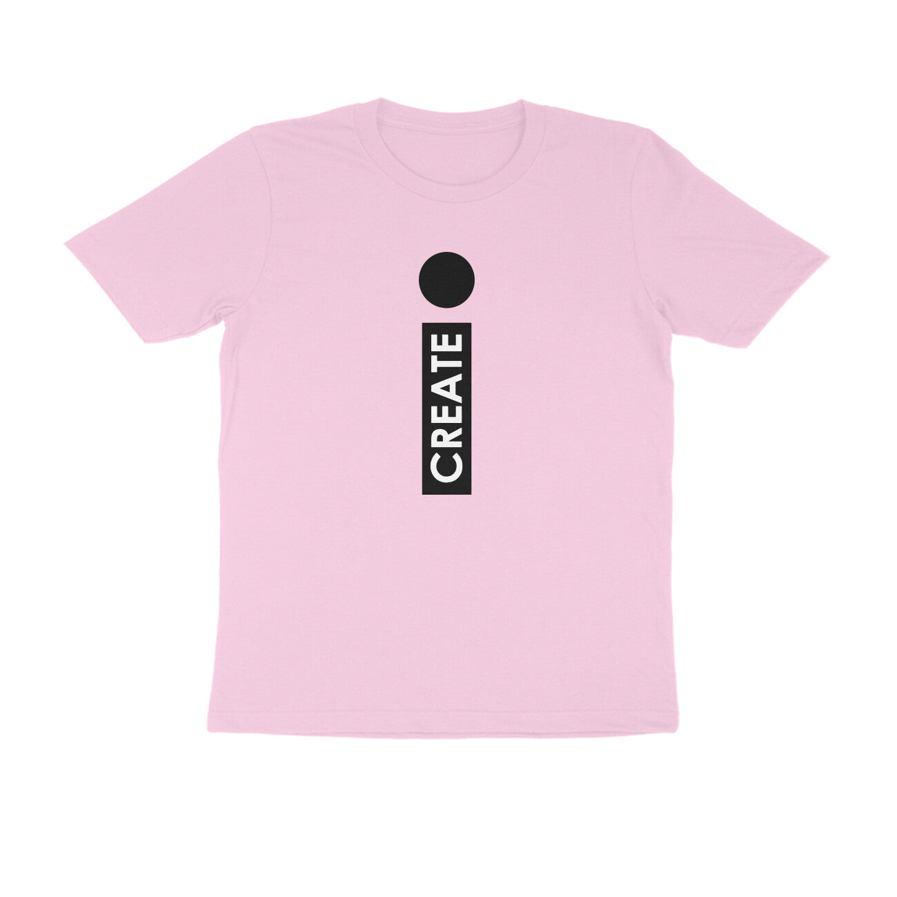 "I Create" - UNISEX HALF SLEEVE T-SHIRT (91C35)