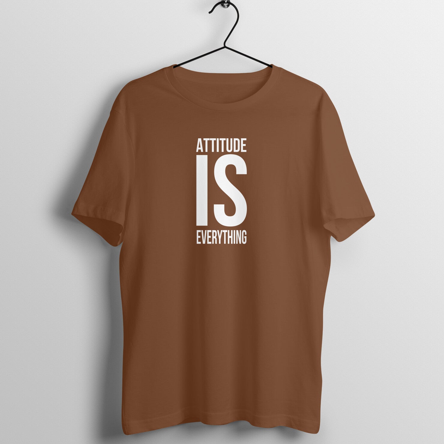 "Attitude is everything" - UNISEX HALF SLEEVE T-SHIRT (91C33)