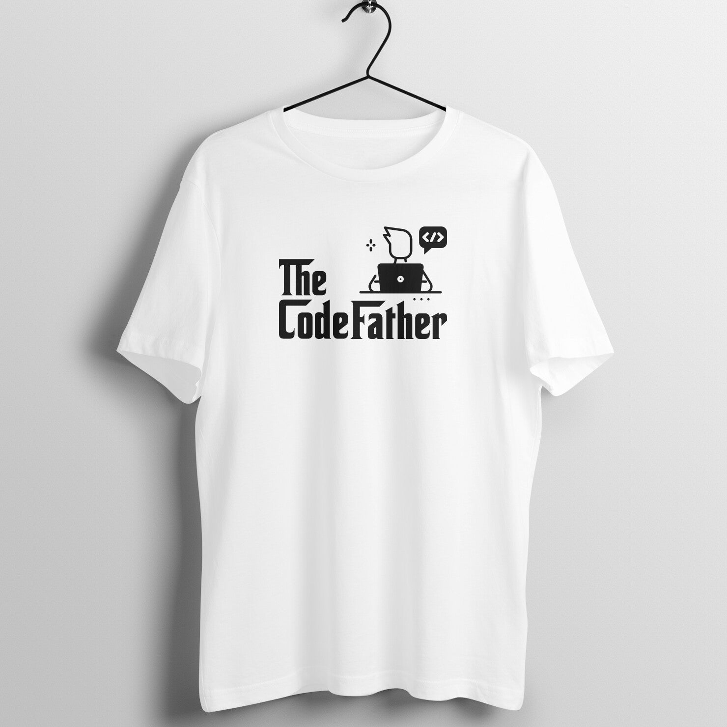 "The CodeFather" - UNISEX HALF SLEEVE T-SHIRT (91C73)
