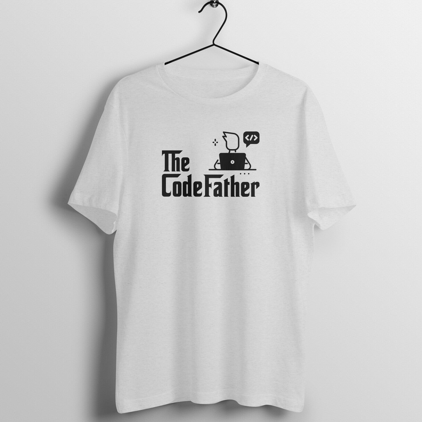 "The CodeFather" - UNISEX HALF SLEEVE T-SHIRT (91C73)