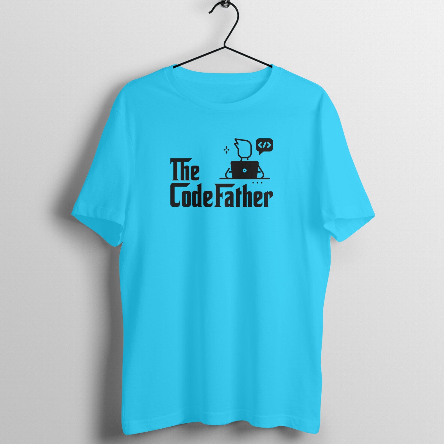 "The CodeFather" - UNISEX HALF SLEEVE T-SHIRT (91C73)