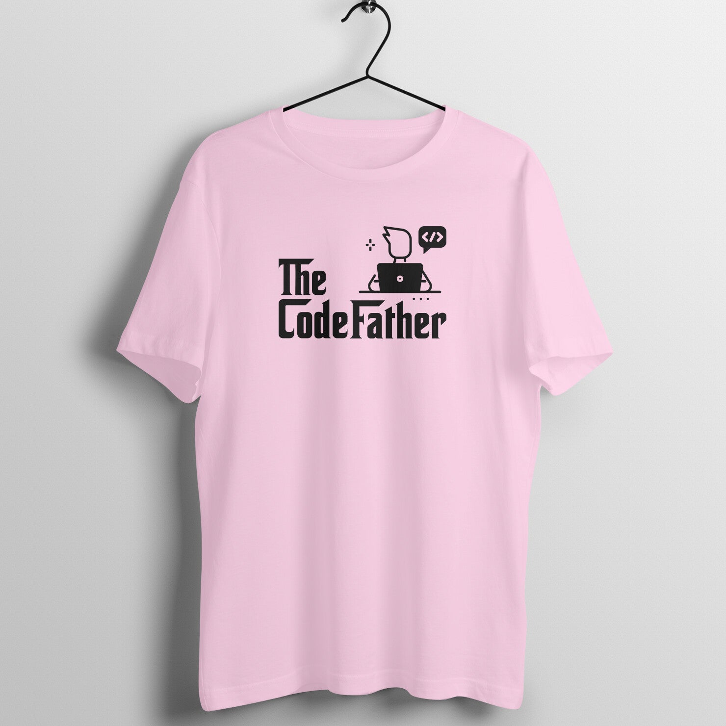 "The CodeFather" - UNISEX HALF SLEEVE T-SHIRT (91C73)