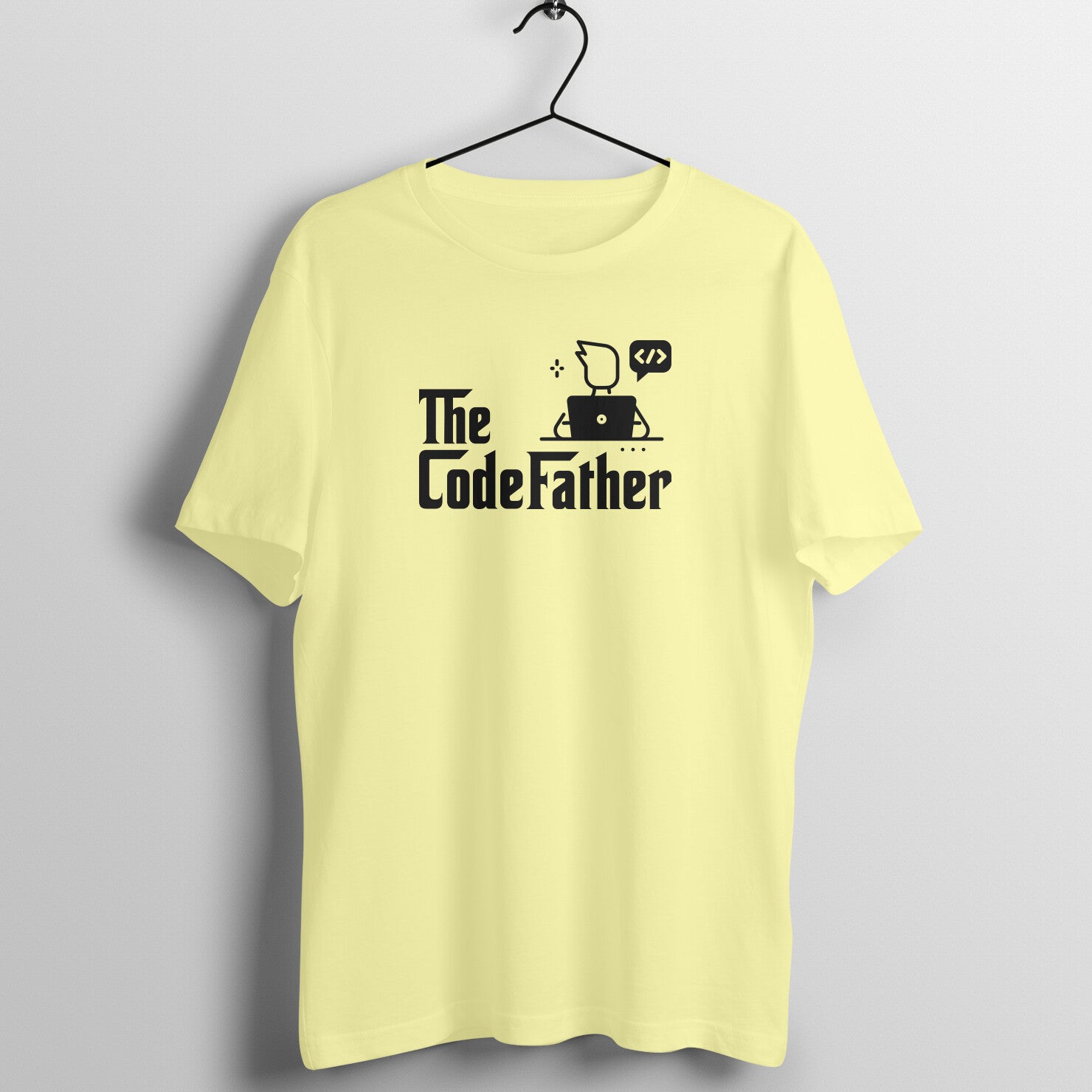 "The CodeFather" - UNISEX HALF SLEEVE T-SHIRT (91C73)