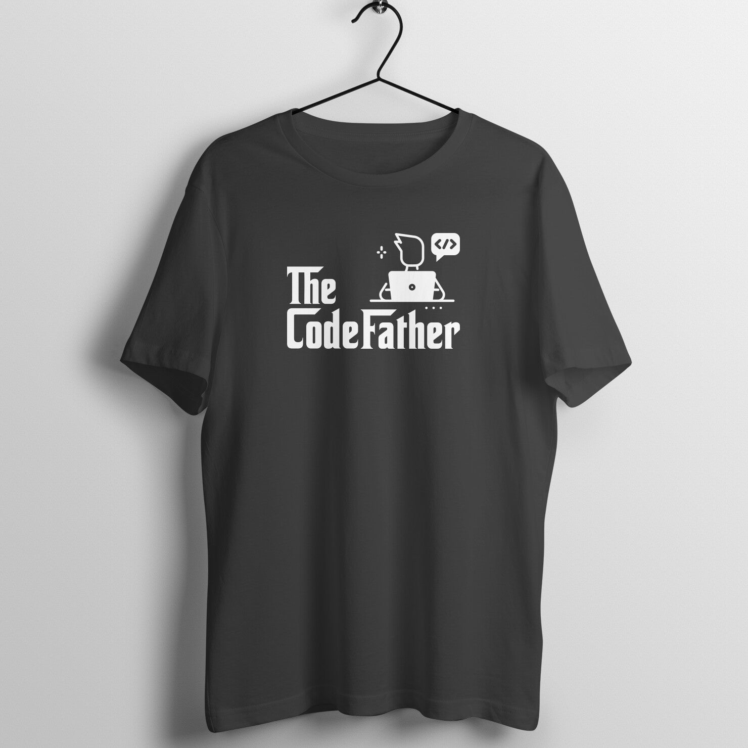"The CodeFather" - UNISEX HALF SLEEVE T-SHIRT (91C73)