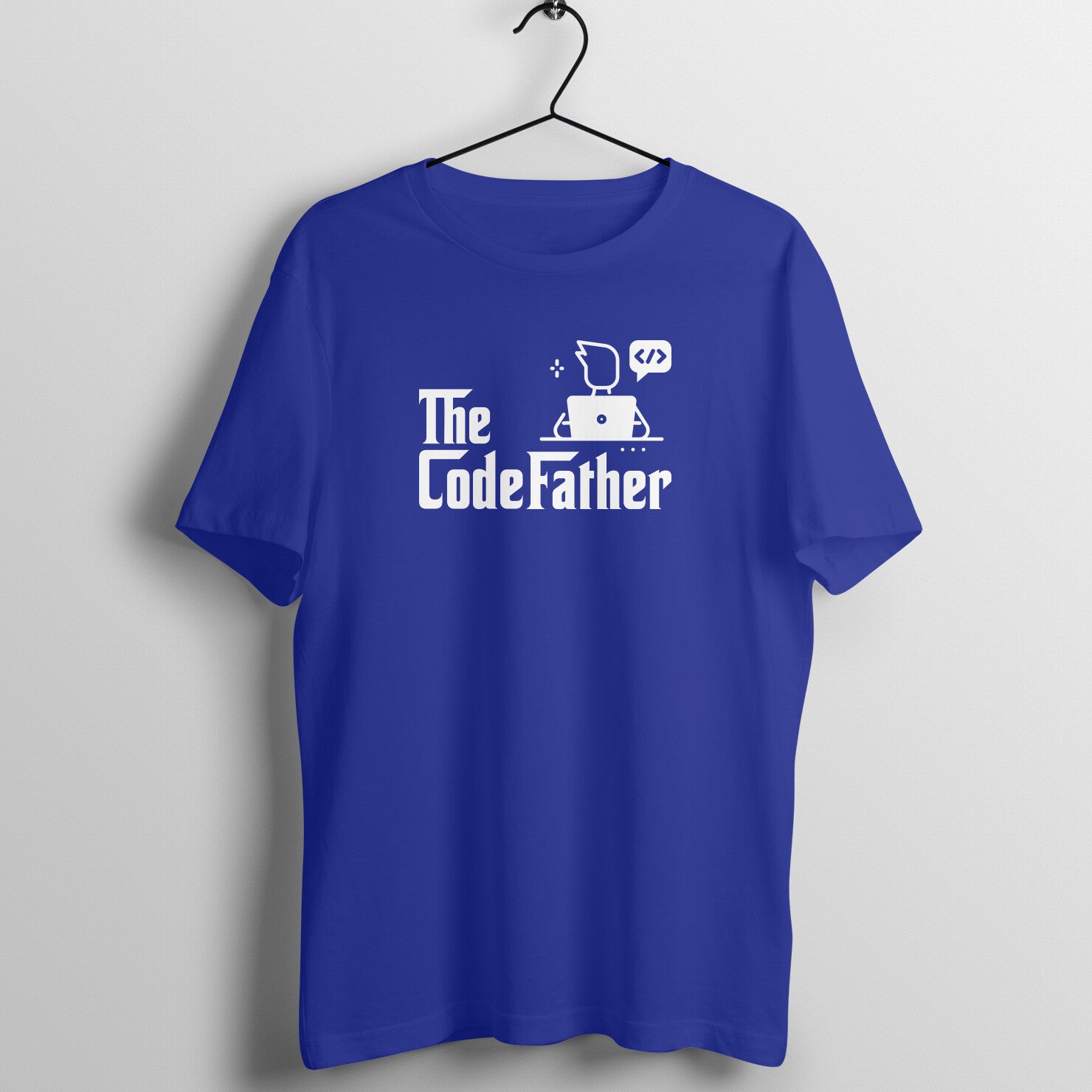 "The CodeFather" - UNISEX HALF SLEEVE T-SHIRT (91C73)