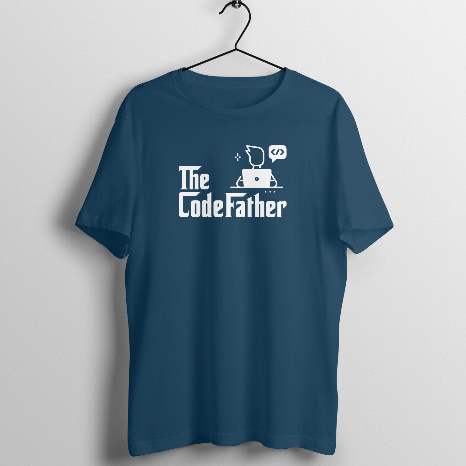 "The CodeFather" - UNISEX HALF SLEEVE T-SHIRT (91C73)