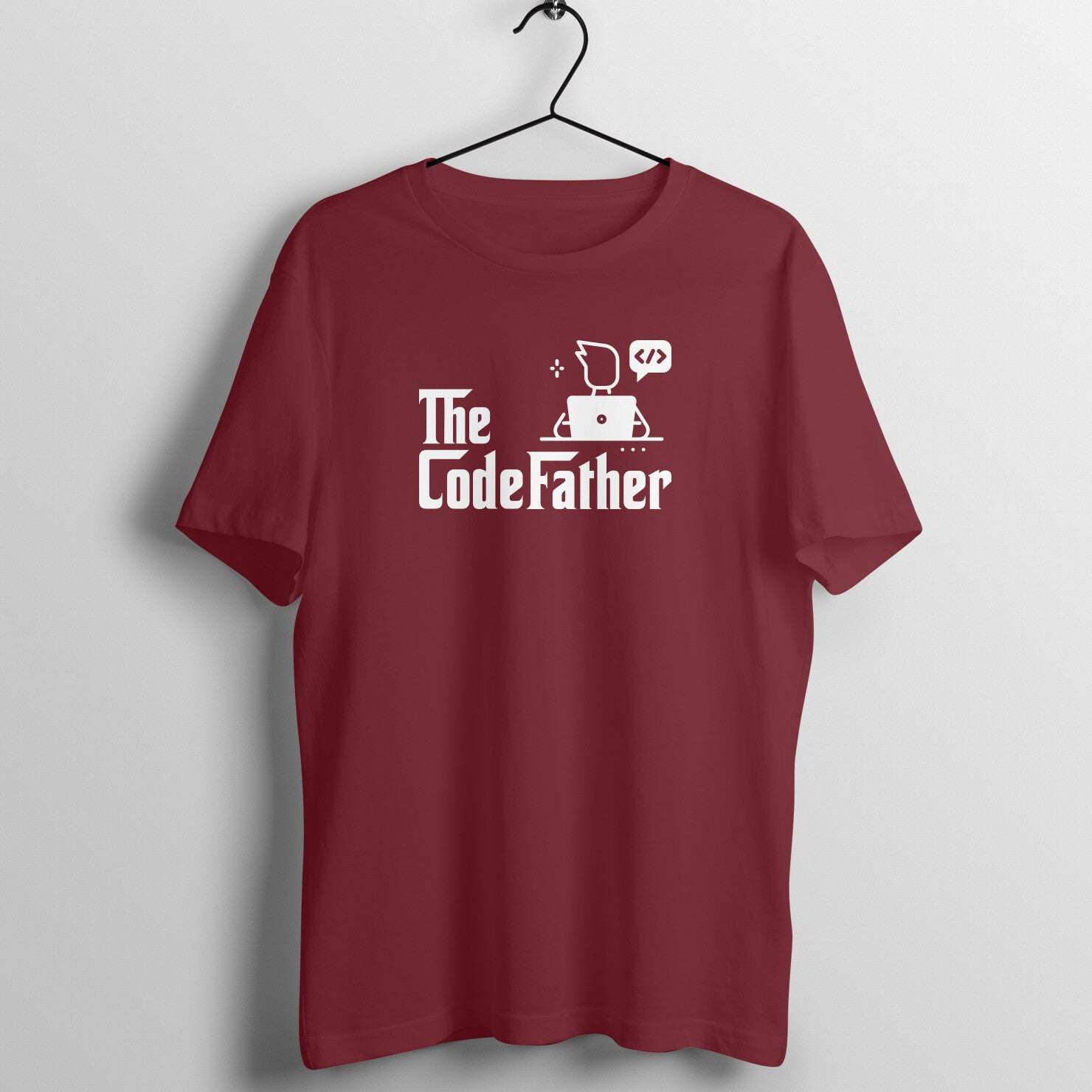 "The CodeFather" - UNISEX HALF SLEEVE T-SHIRT (91C73)