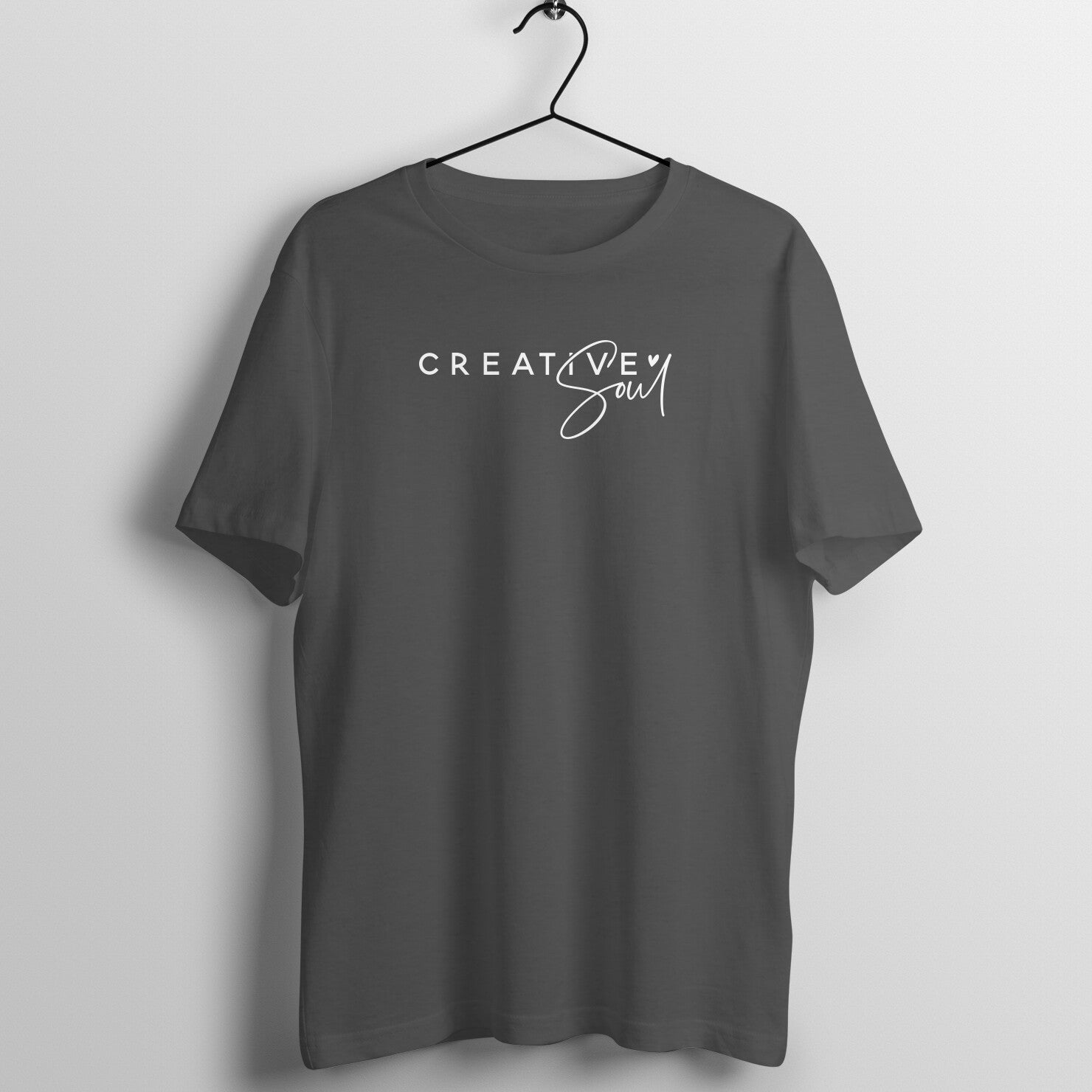 "Creative Soul" - UNISEX HALF SLEEVE T-SHIRT (91C77)