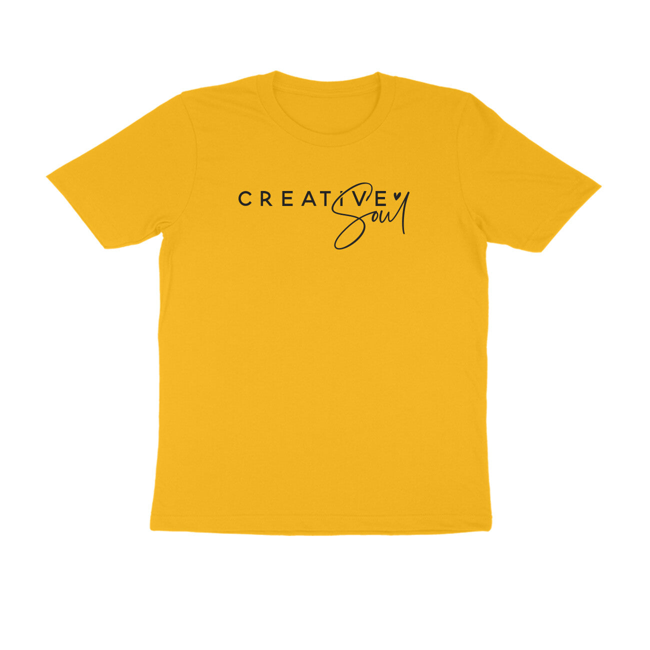 "Creative Soul" - UNISEX HALF SLEEVE T-SHIRT (91C77)