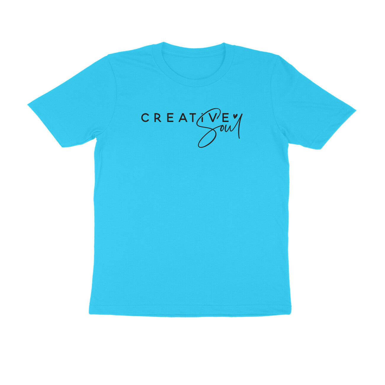 "Creative Soul" - UNISEX HALF SLEEVE T-SHIRT (91C77)