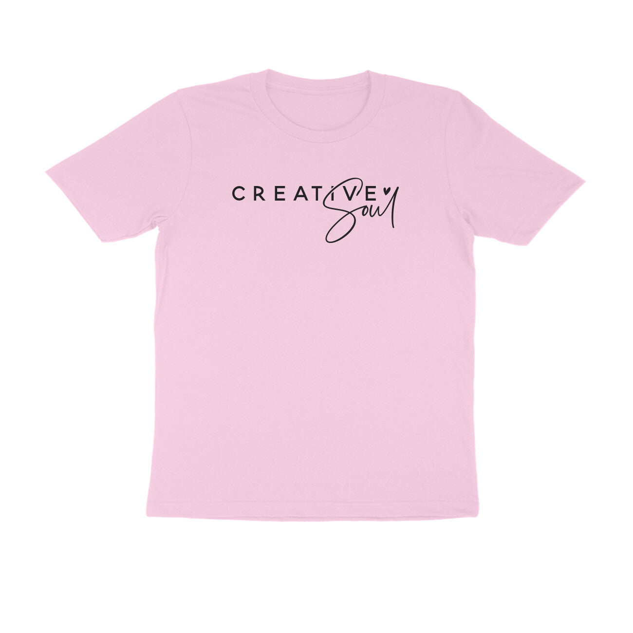 "Creative Soul" - UNISEX HALF SLEEVE T-SHIRT (91C77)