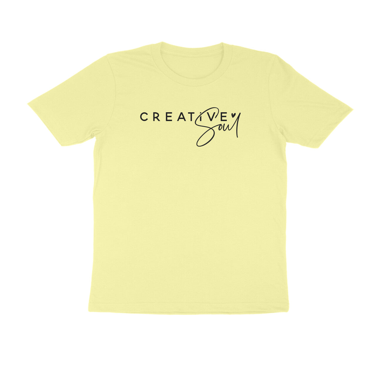 "Creative Soul" - UNISEX HALF SLEEVE T-SHIRT (91C77)