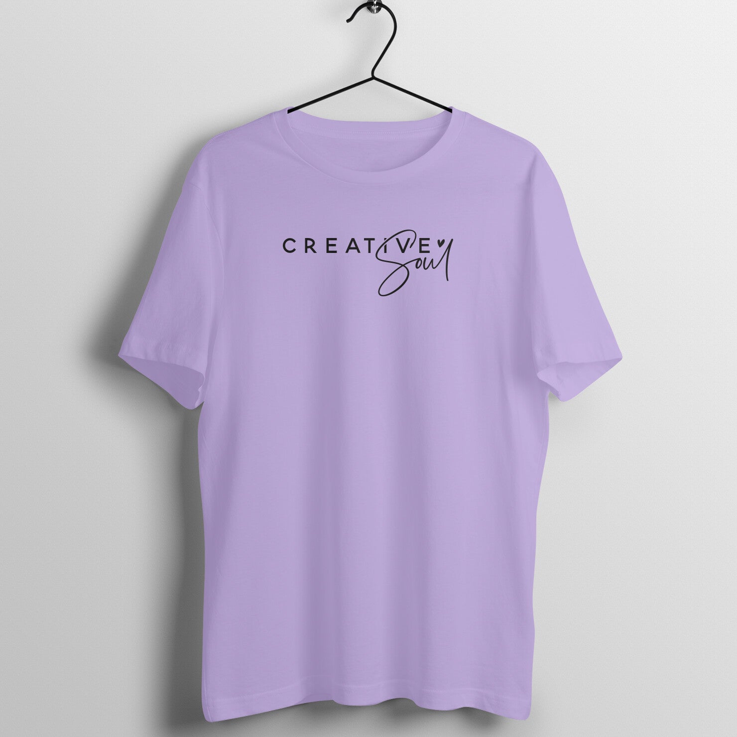 "Creative Soul" - UNISEX HALF SLEEVE T-SHIRT (91C77)