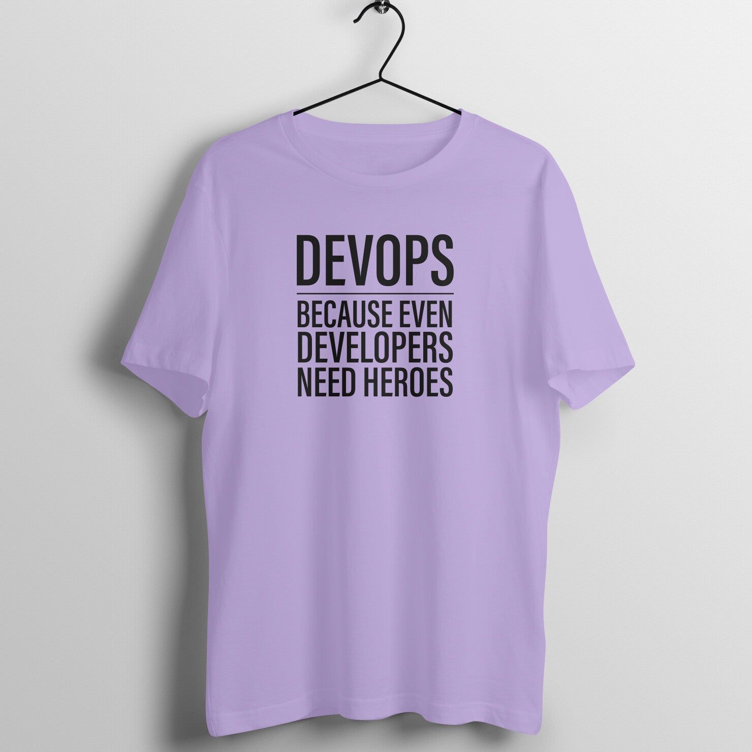 "DevOps" - UNISEX HALF SLEEVE T-SHIRT (91C82)