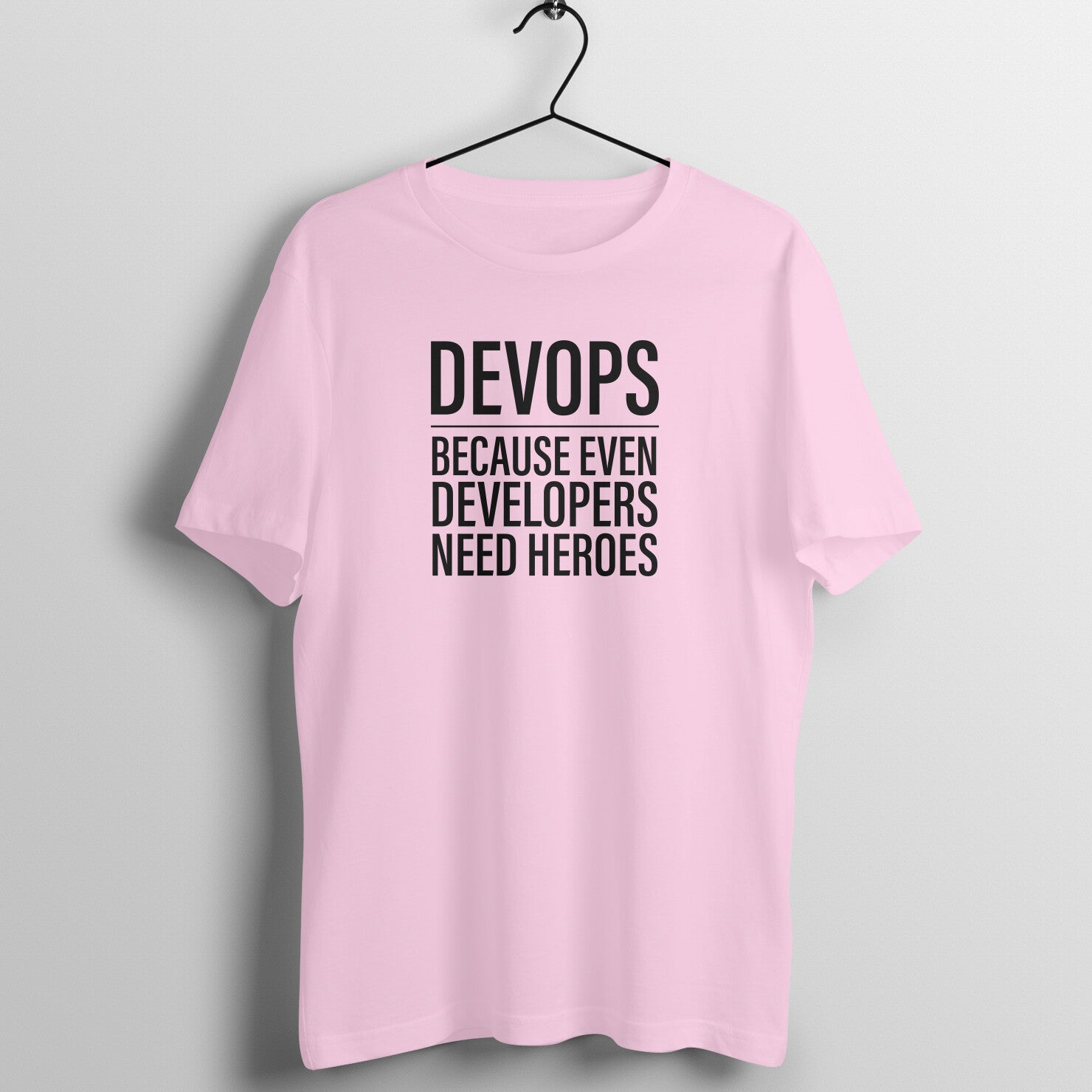 "DevOps" - UNISEX HALF SLEEVE T-SHIRT (91C82)