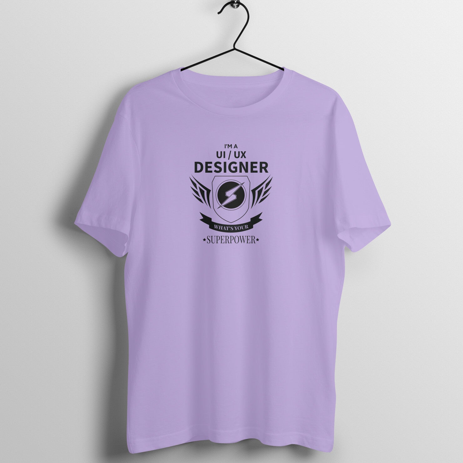 "I am UI/UX Designer" - UNISEX HALF SLEEVE T-SHIRT (91C83)