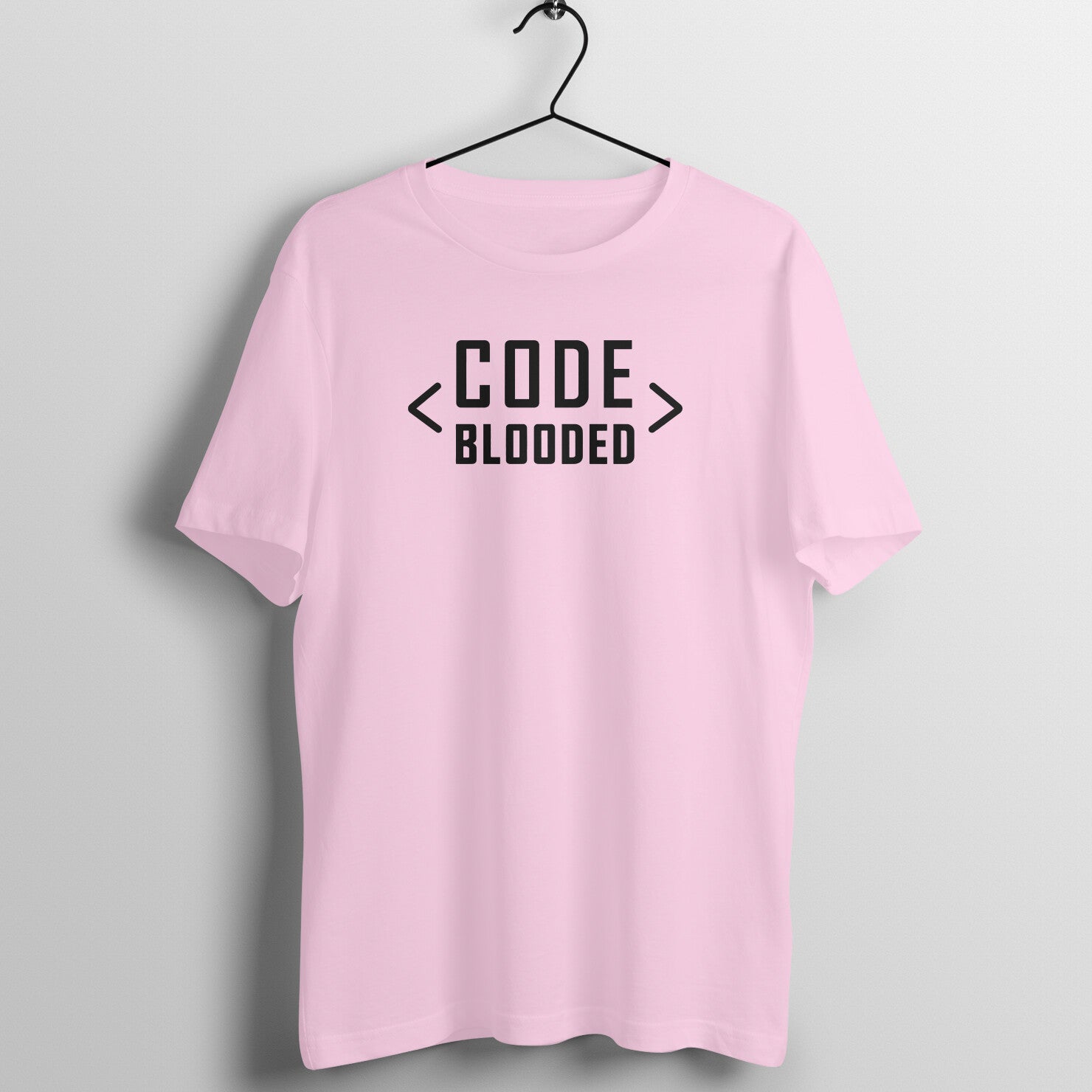 "Code Blooded" - UNISEX HALF SLEEVE T-SHIRT (91C25)