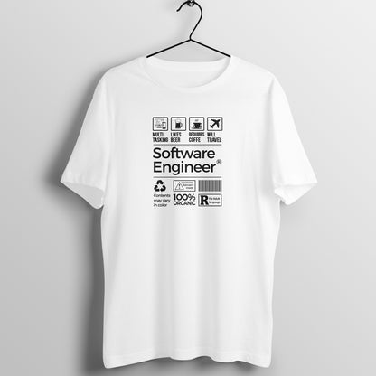 &quot;Software Engineer&quot; - UNISEX HALF SLEEVE T-SHIRT (91C13)