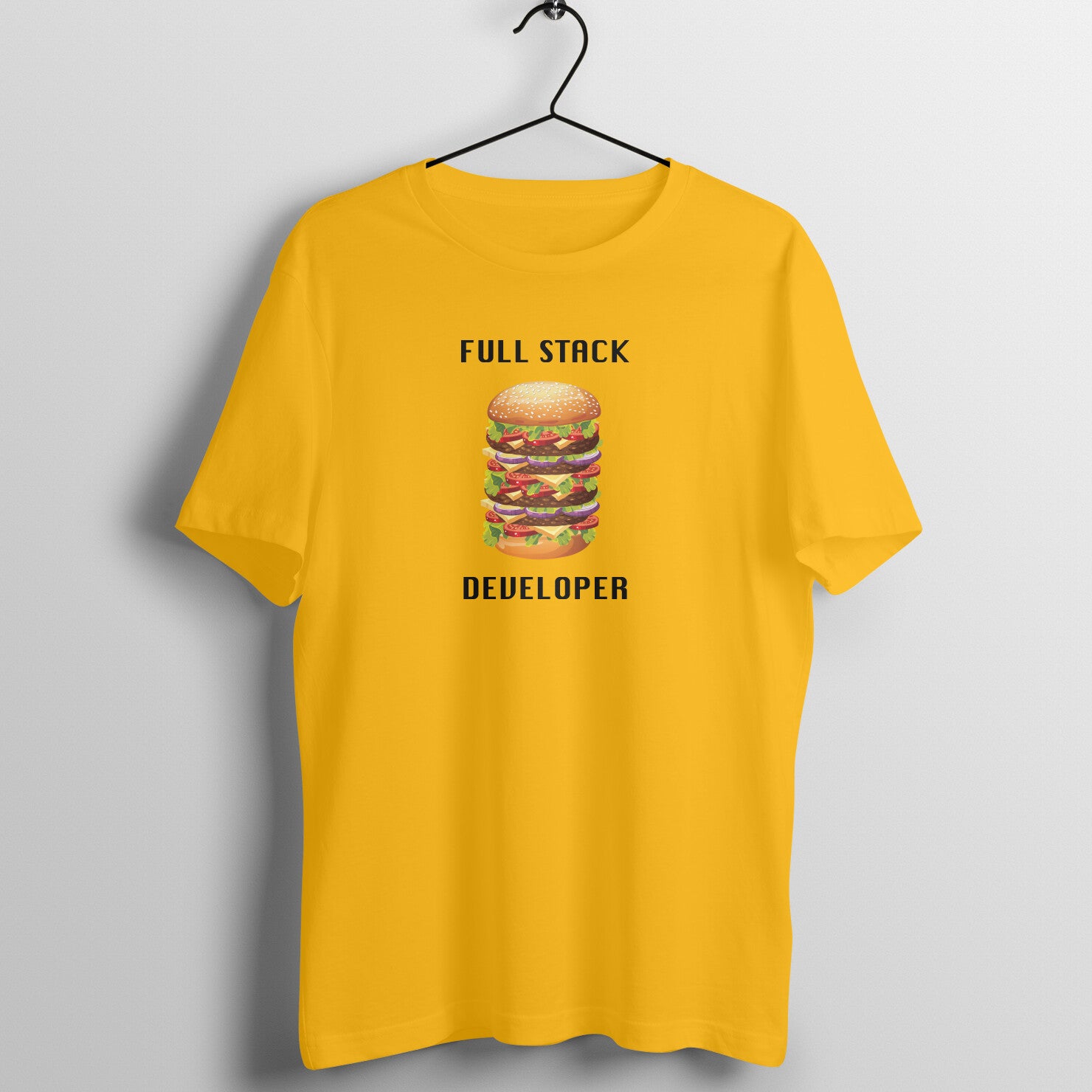 &quot;Full Stack Developer&quot; - UNISEX HALF SLEEVE T-SHIRT (91C30)