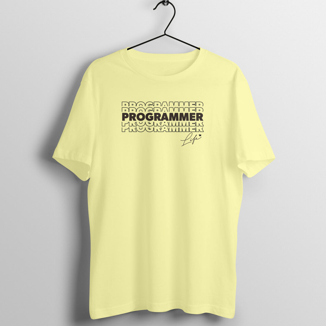 "Programmer Life" - UNISEX HALF SLEEVE T-SHIRT (91C71)