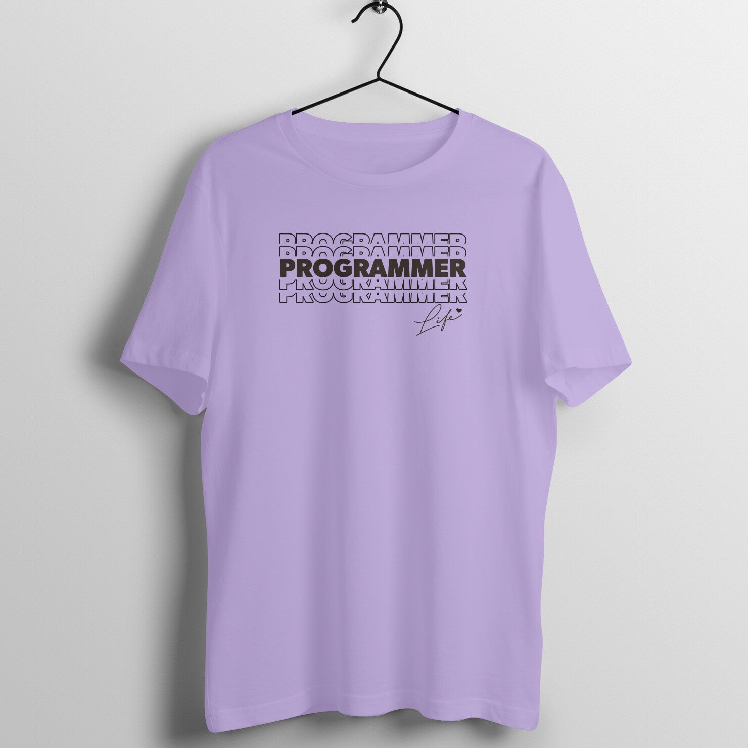 &quot;Programmer Life&quot; - UNISEX HALF SLEEVE T-SHIRT (91C71)